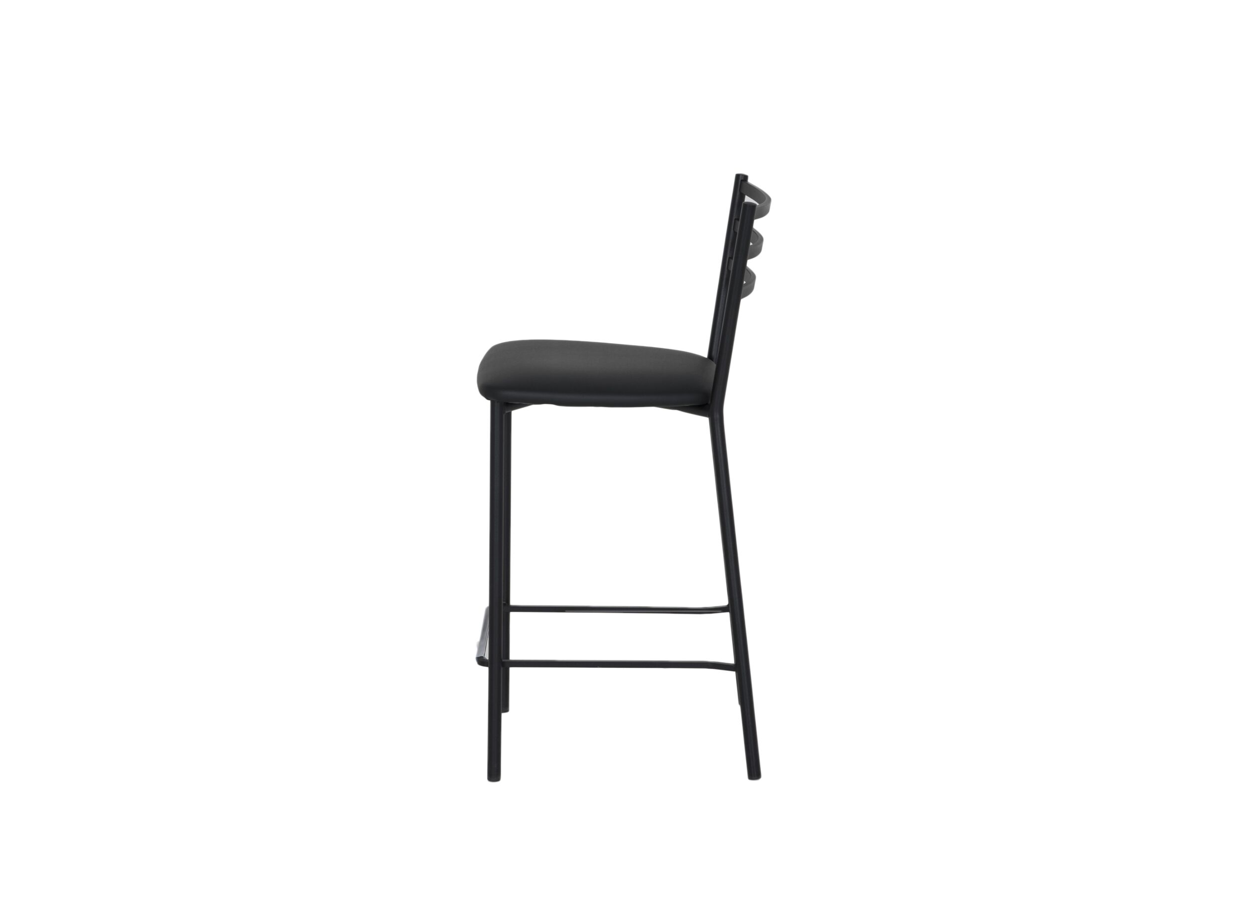 Overzichtsfoto - Barstoel Romy ZH65cm - stof - traffic black