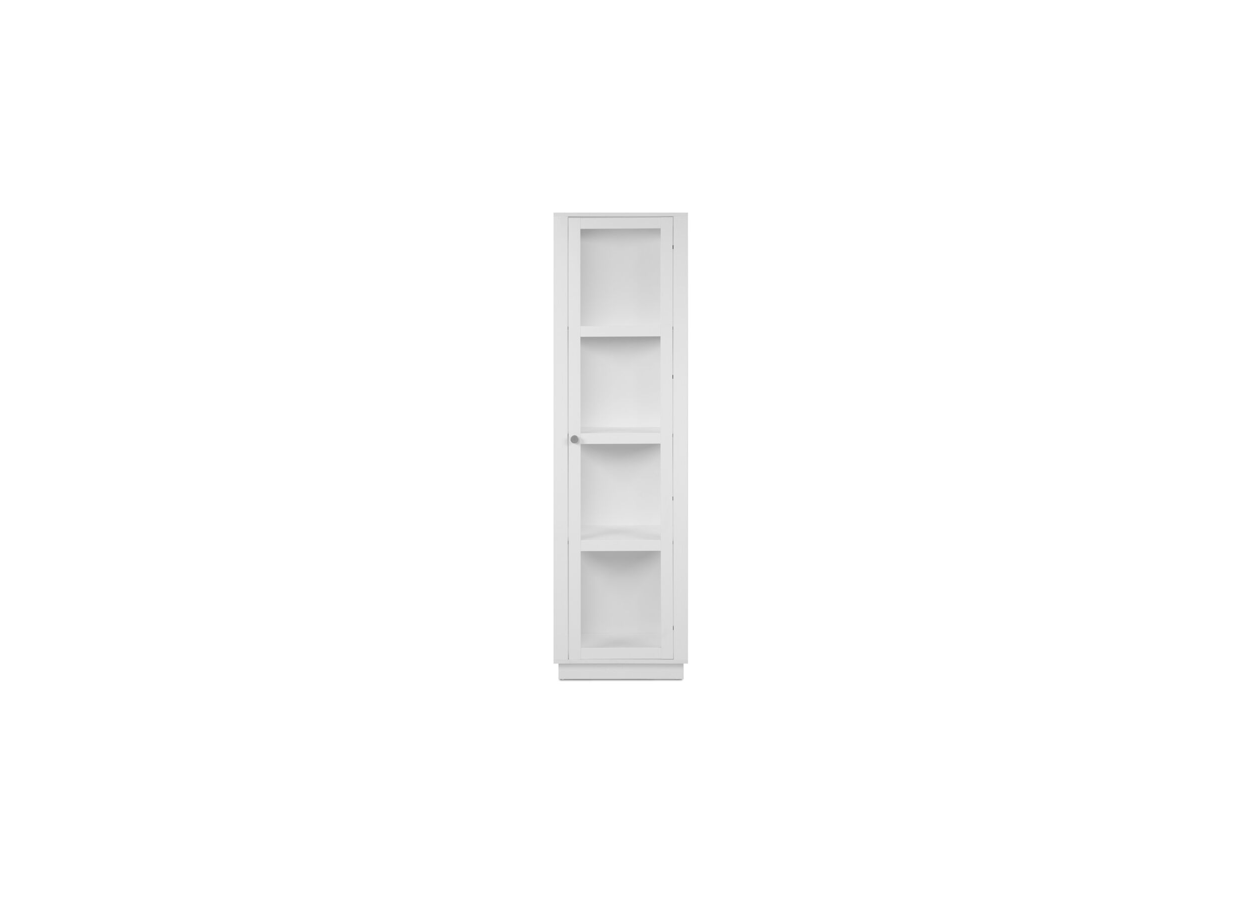 Overzichtsfoto - Vitrinekast Arles 56cm - melamine - wit