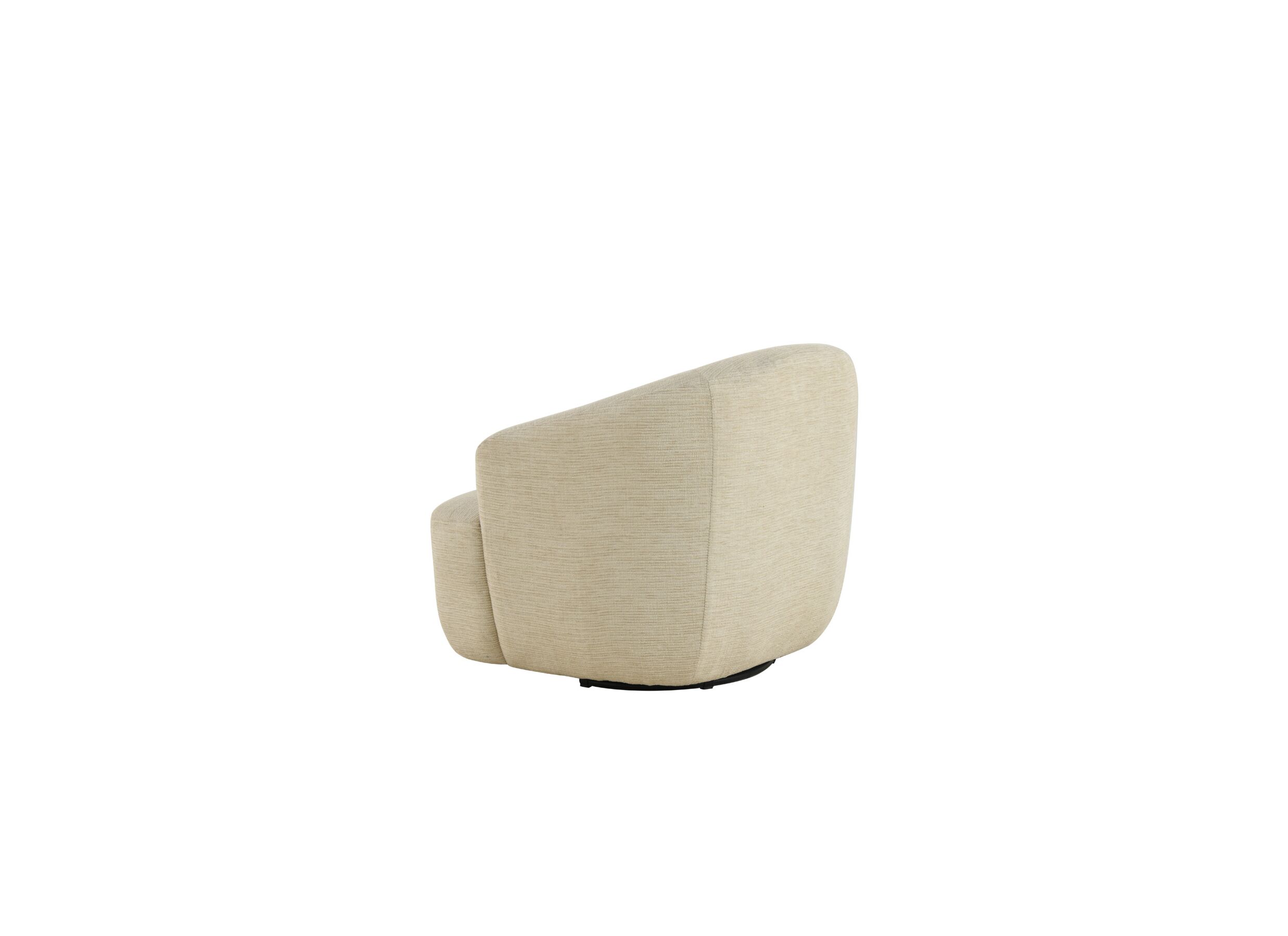 Aperçu - Fauteuil pivotant Dora 80x86x76cm linge - beige