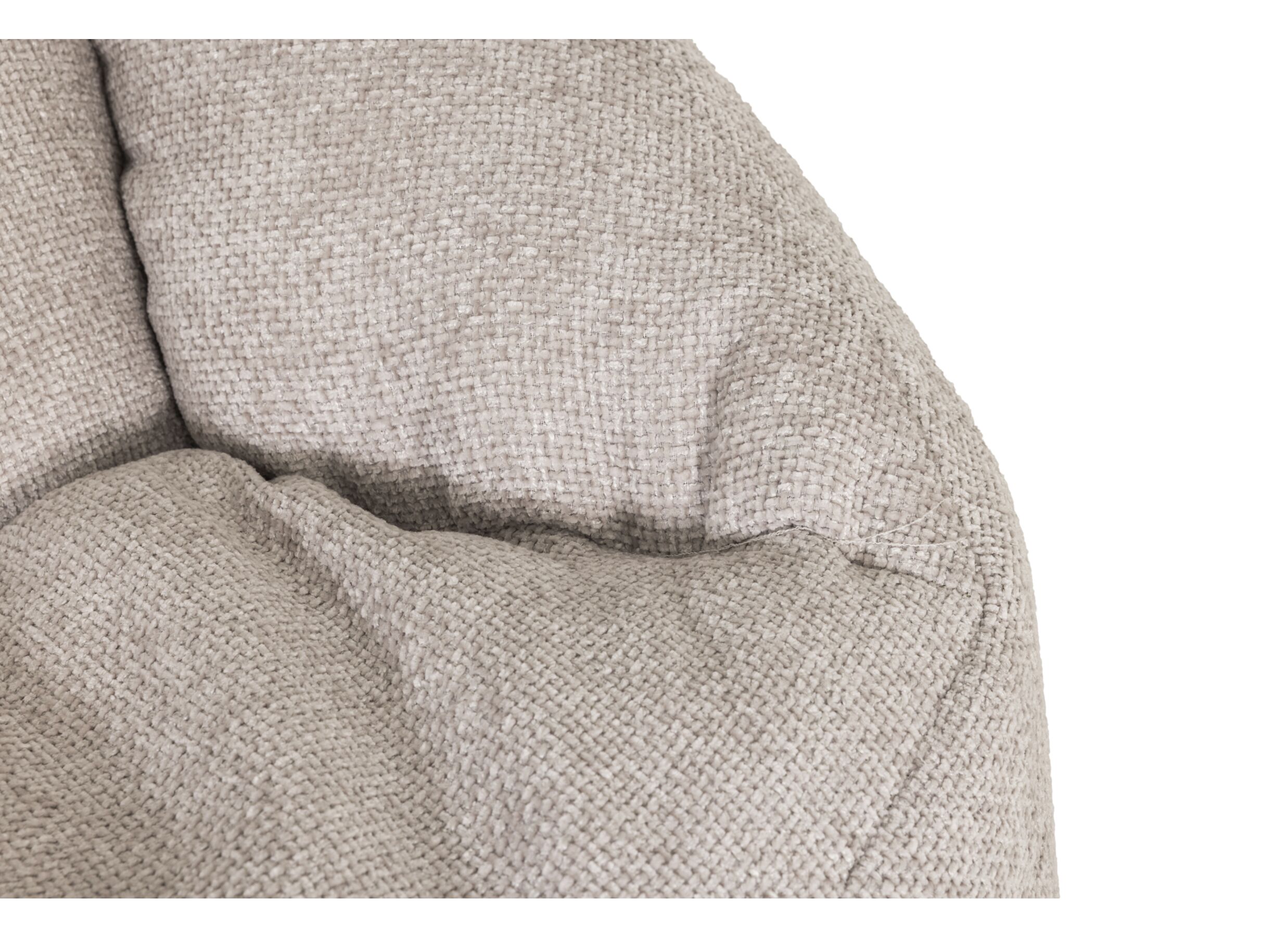 Detailfoto - Zitzak Noodle 94x82x67cm - stof - beige