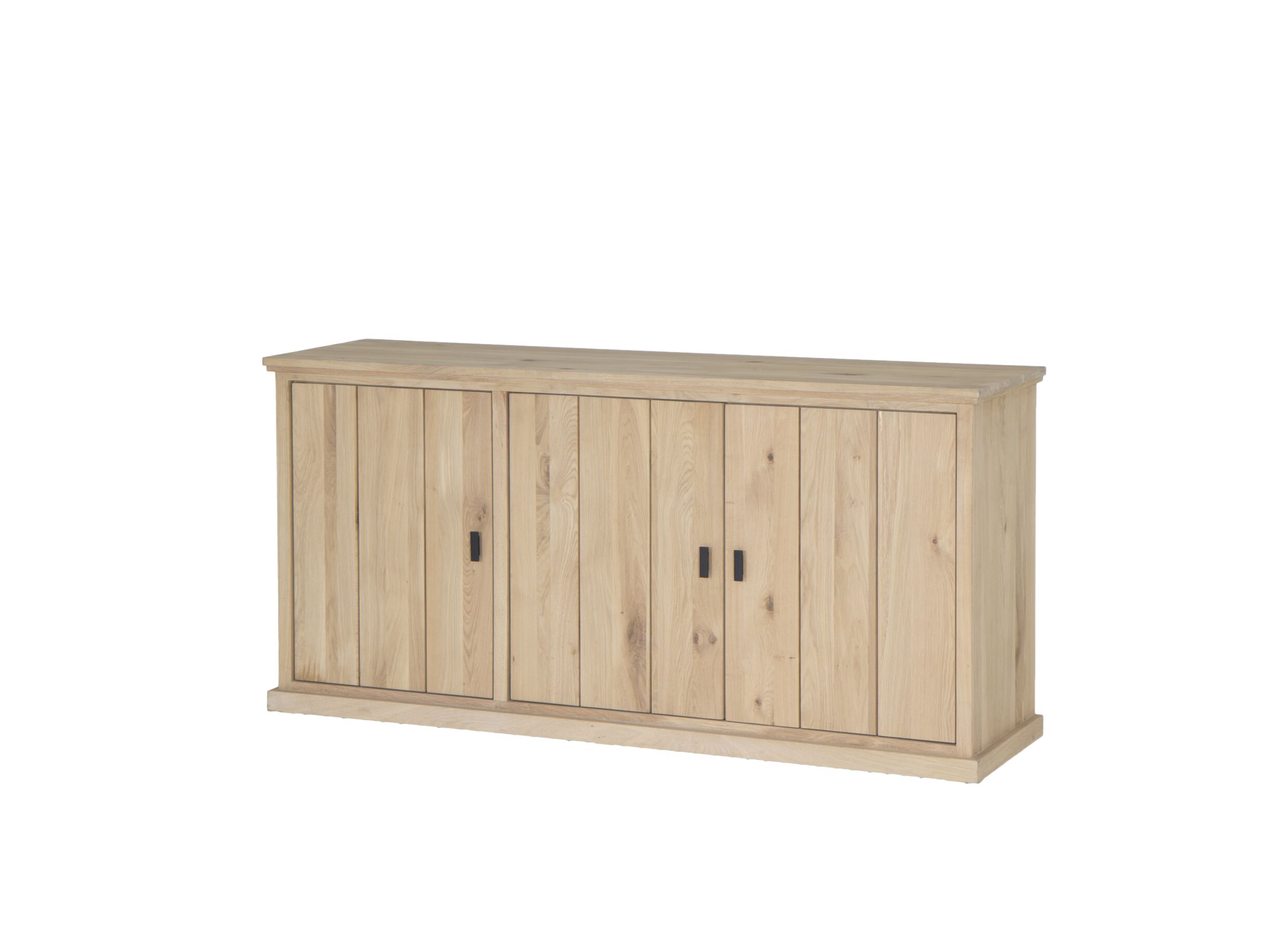 Buffet Grimaldi 180cm - chêne massif & décor - naturel