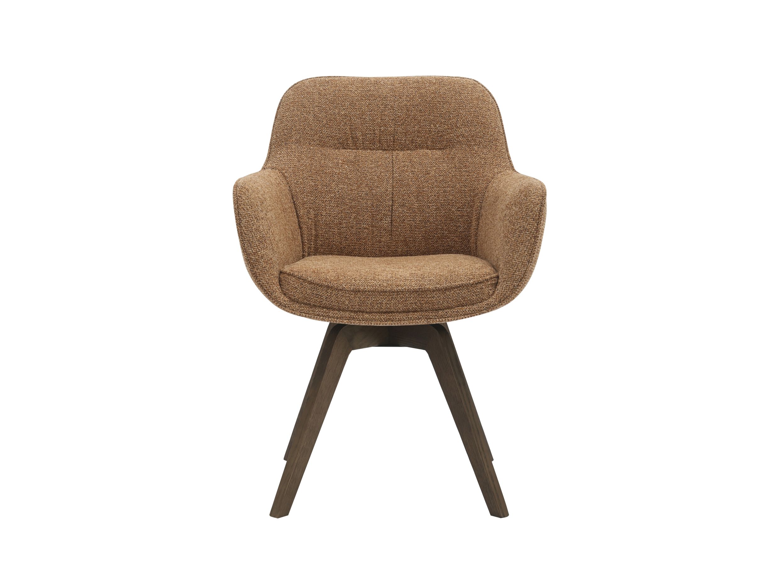 Aperçu - Chaise coque Tristan 63x62,5x86,5cm - fibre polyester - rouille