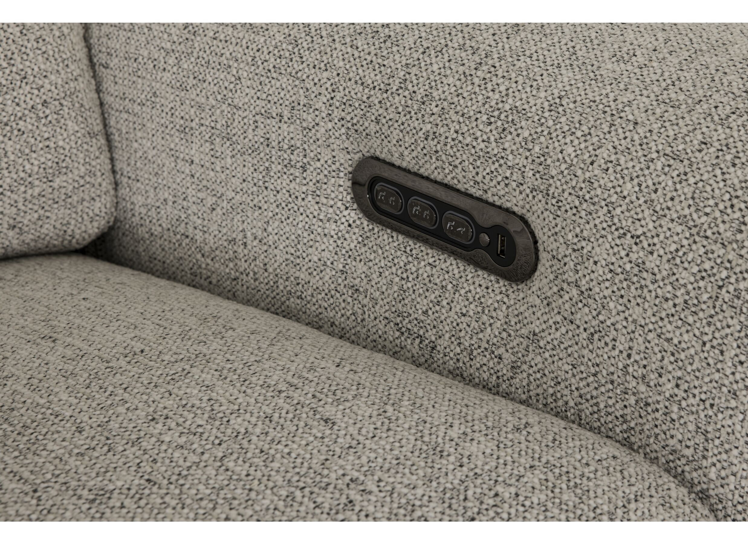 Detailfoto - Zetel Hana 2,5+2-zit - stof - oyster