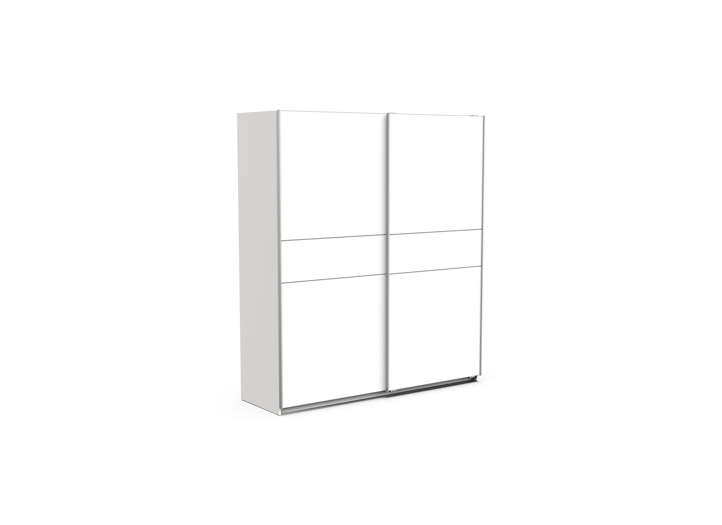 Armoire à portes coulissantes Ghost 180cm - Armoire à portes coulissantes Ghost 178cm - décor - blanc