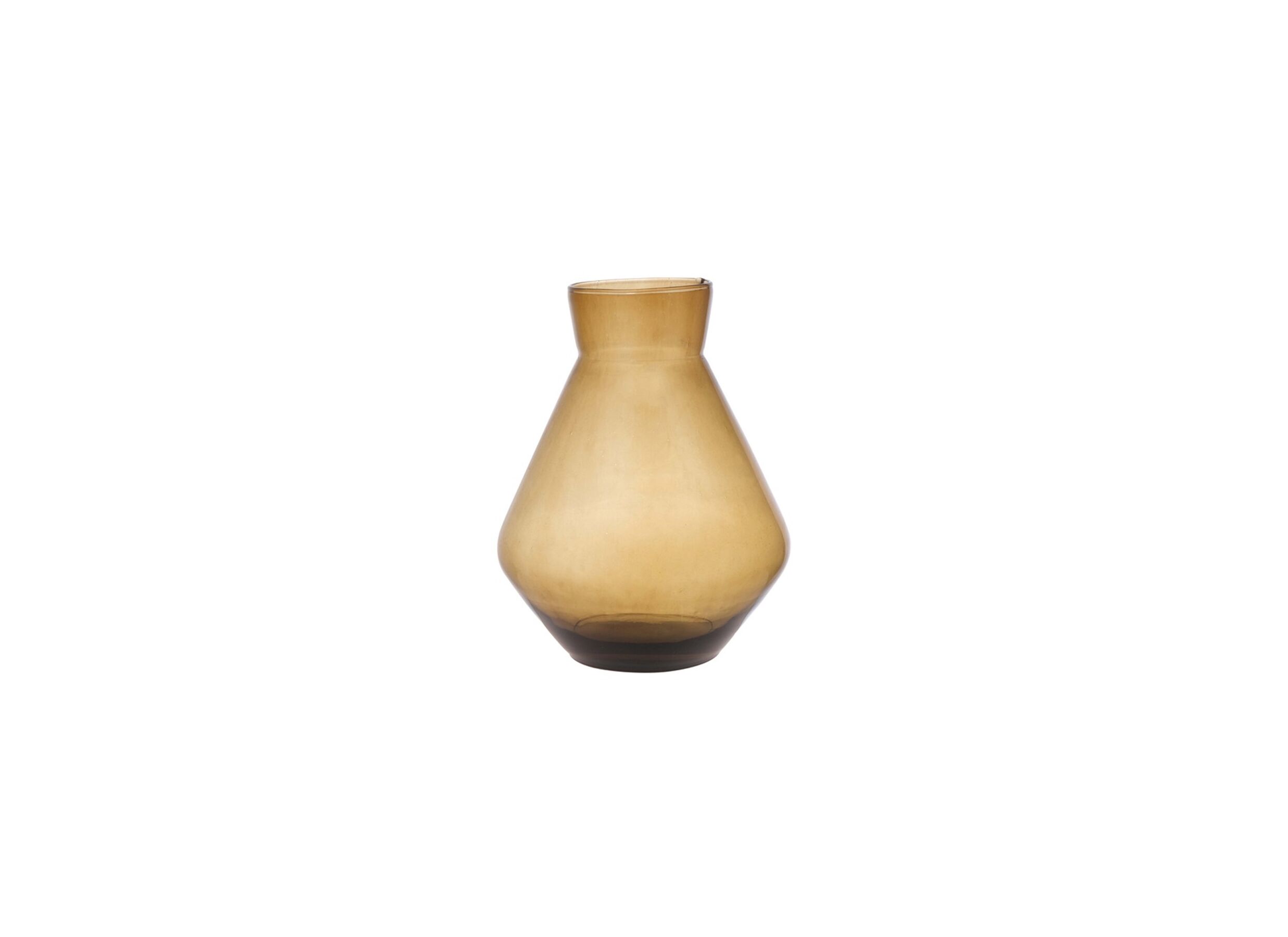 Plus Important - Vase Alexandra H30cm - verre recyclé - amber