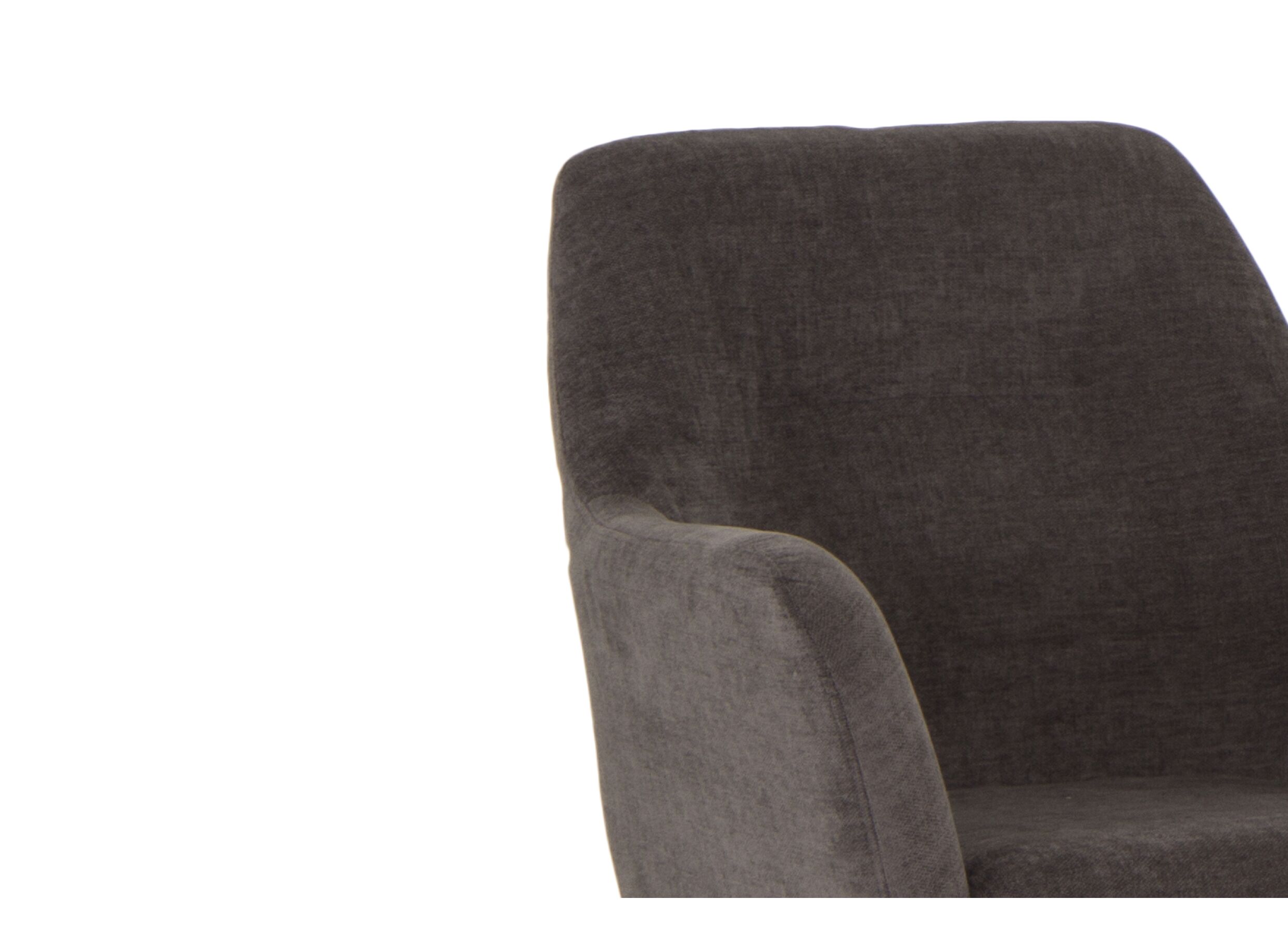 Fauteuil Pacha 70x60x82cm - stof - grijs