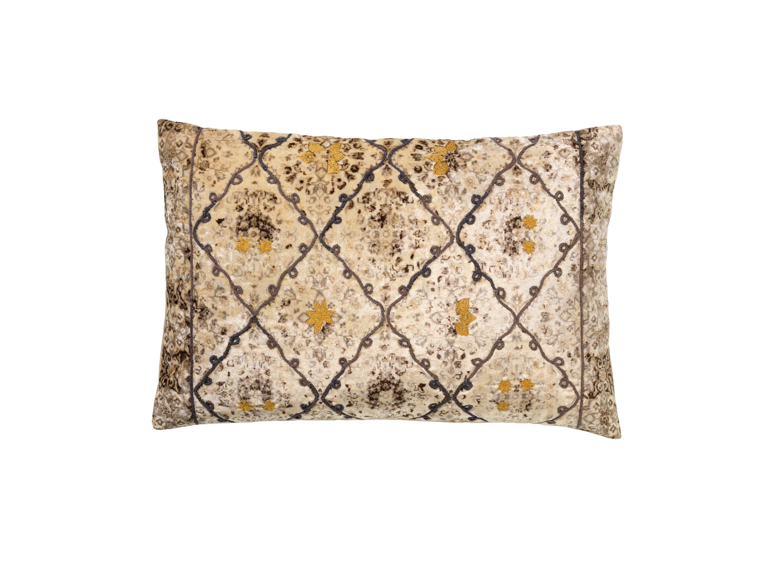Coussin Reine 60x40cm Pumice Stone - Coussin Reine 60x40cm - coton & viscose - pumice stone