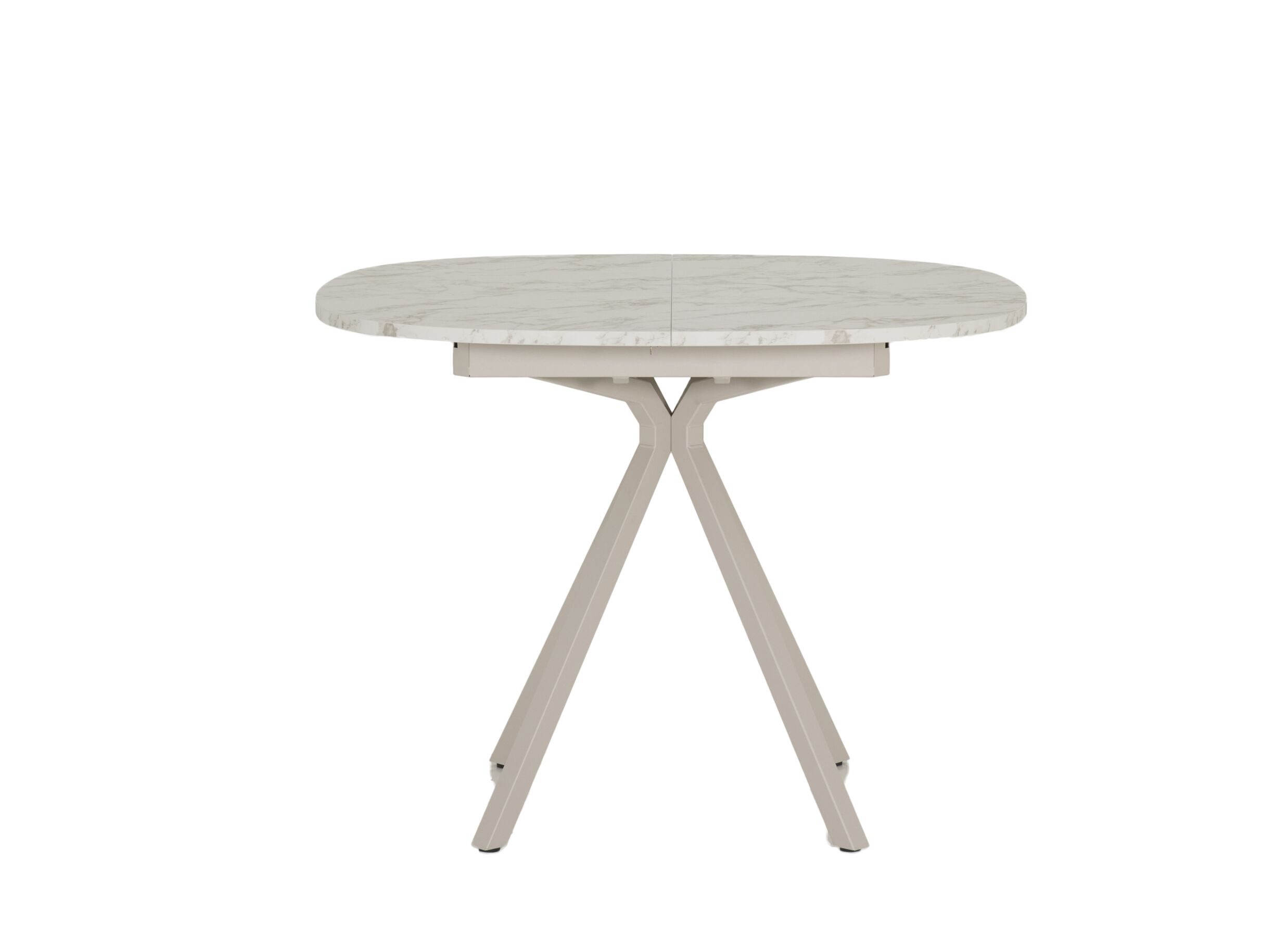 Aperçu - Table de bar Onyx Ø120cm - décor - carrara creamy & sand