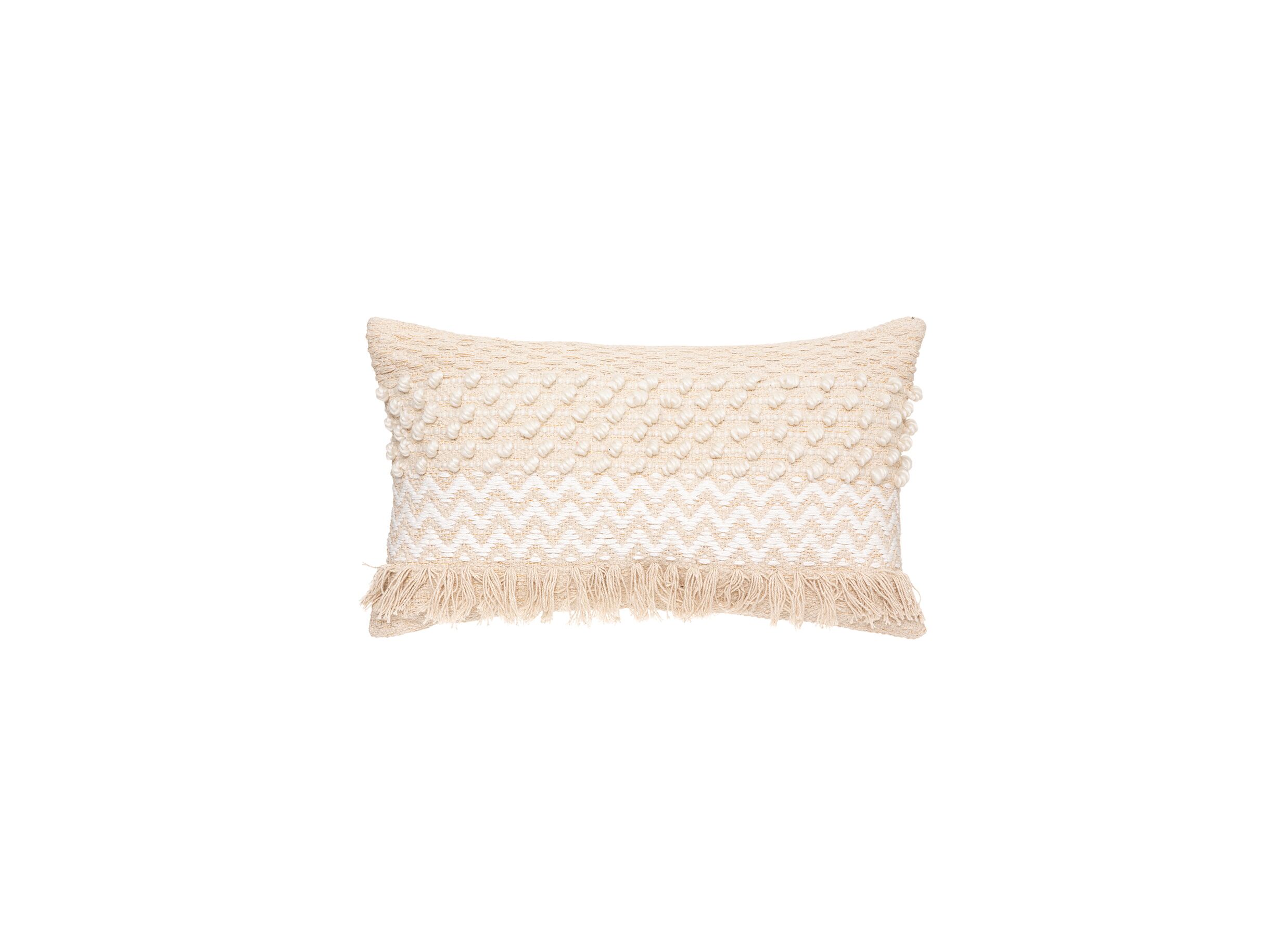 Detail - Coussin sable 30x50cm - coton - sable