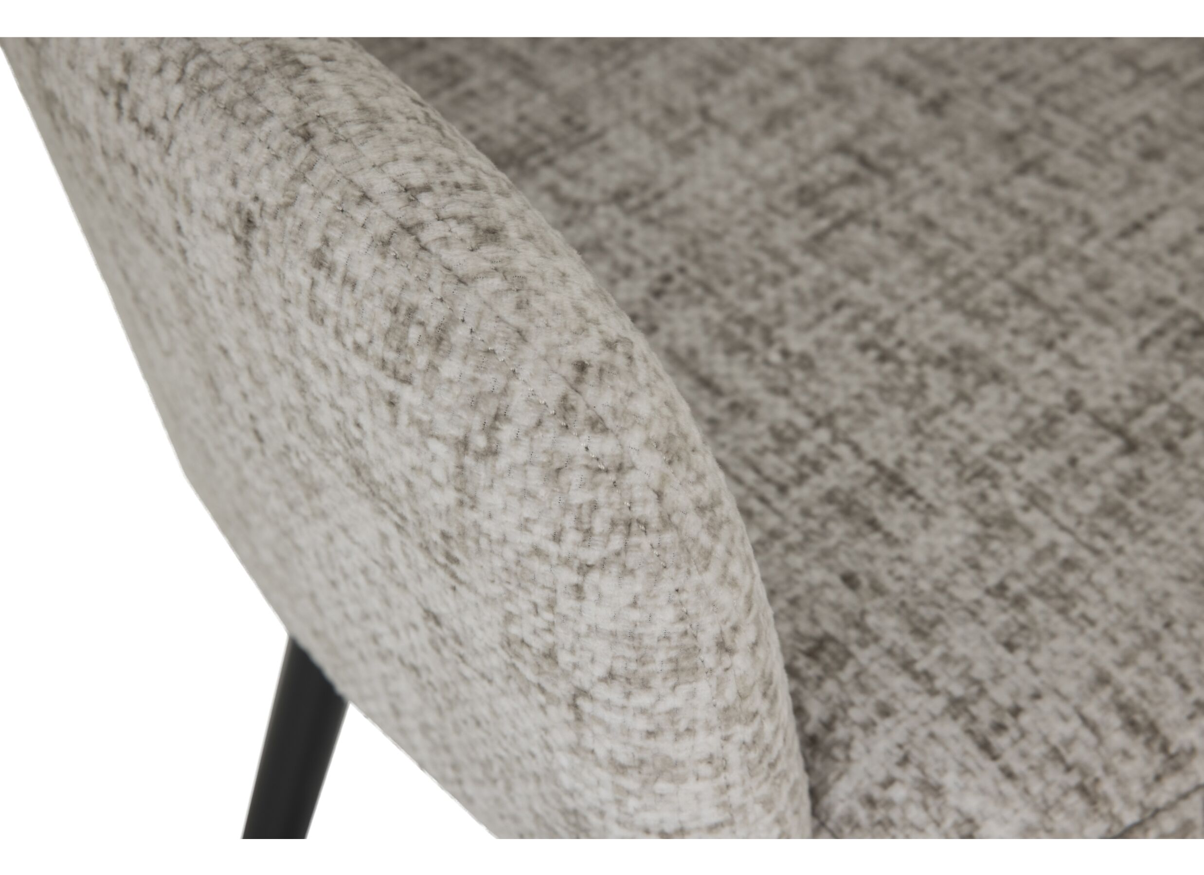 Detail - Chaise de bar Toba HA77cm - fibre polyester - beige