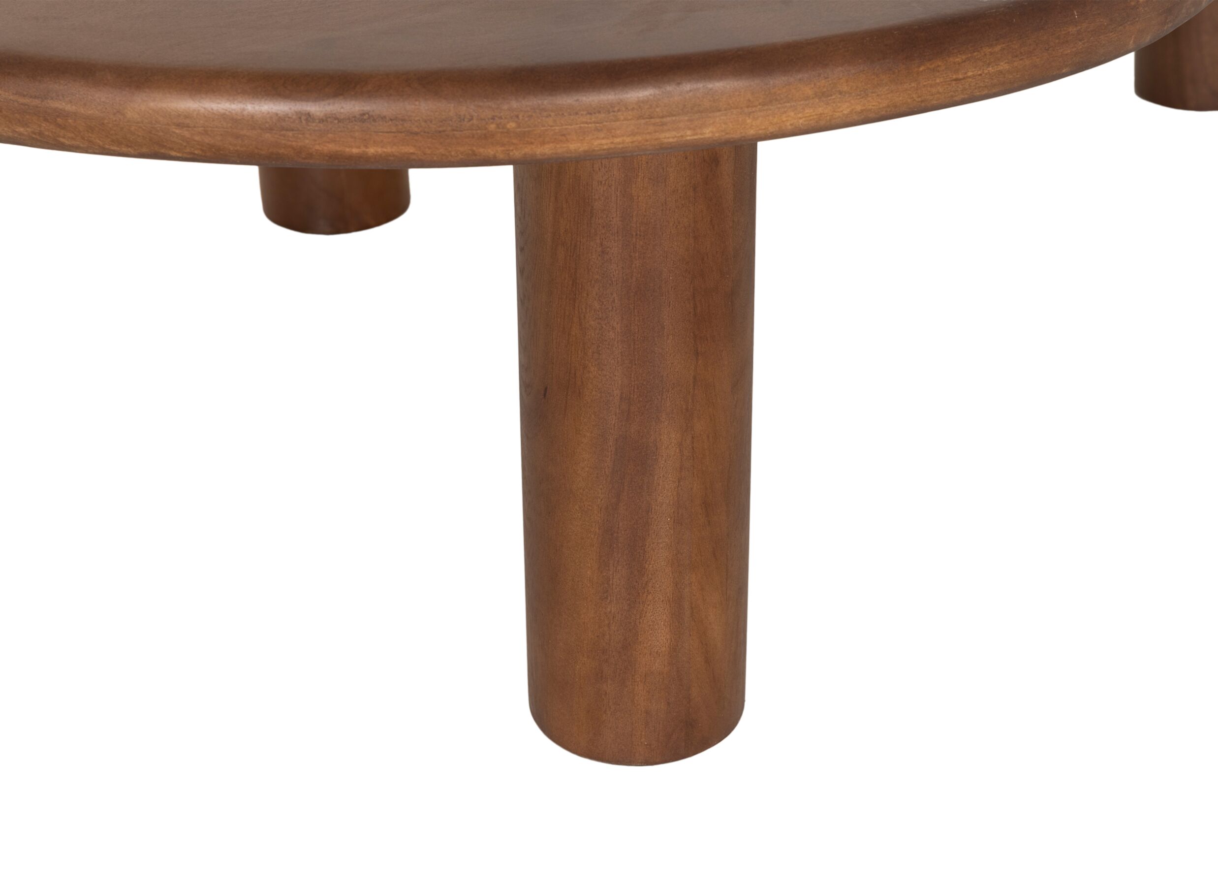 Detail - Table basse Goutte 145x85cm - manguier massif - marron