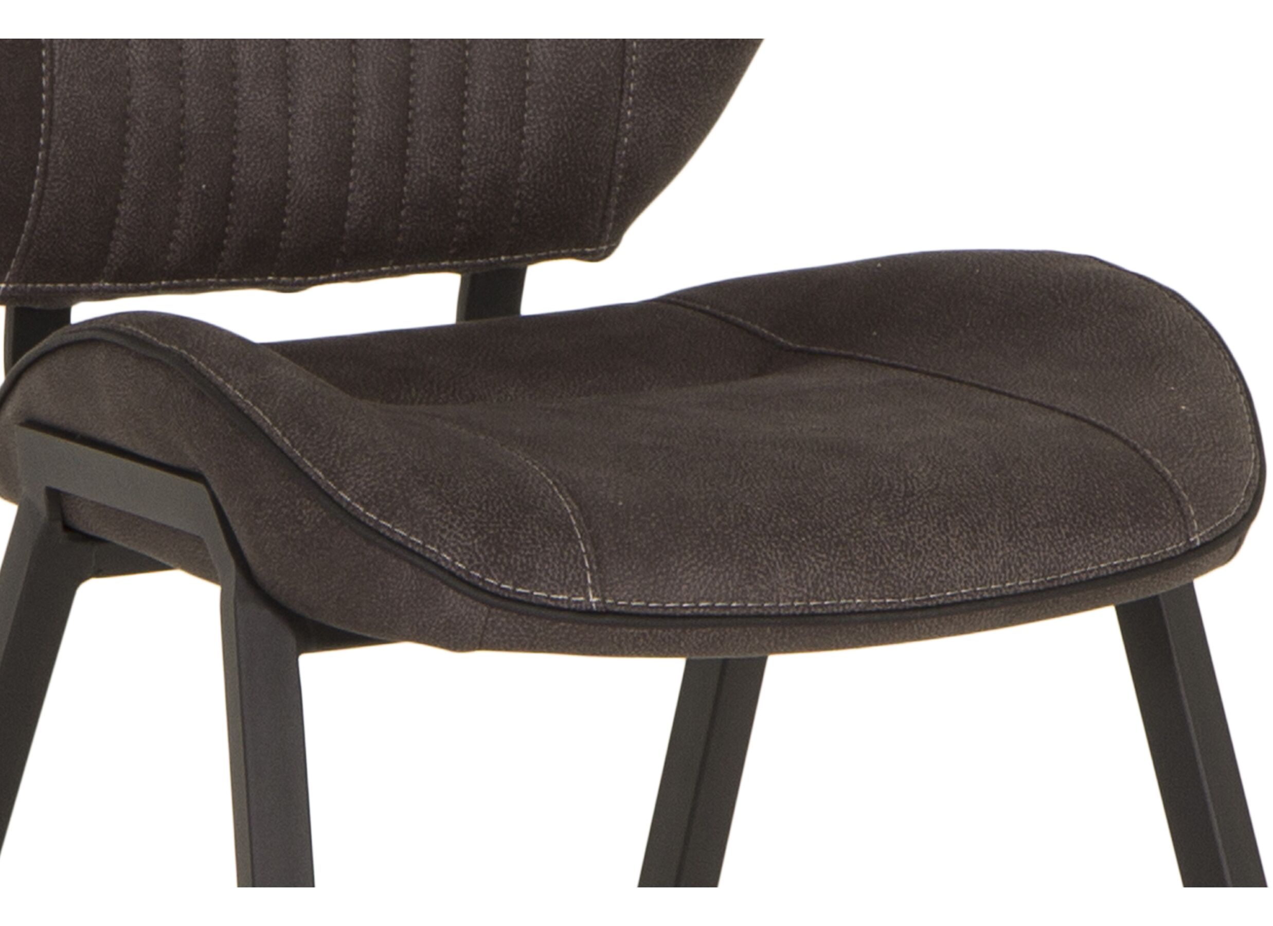 Chaise Jim 49x62x87cm - tissu - luxor anthracite