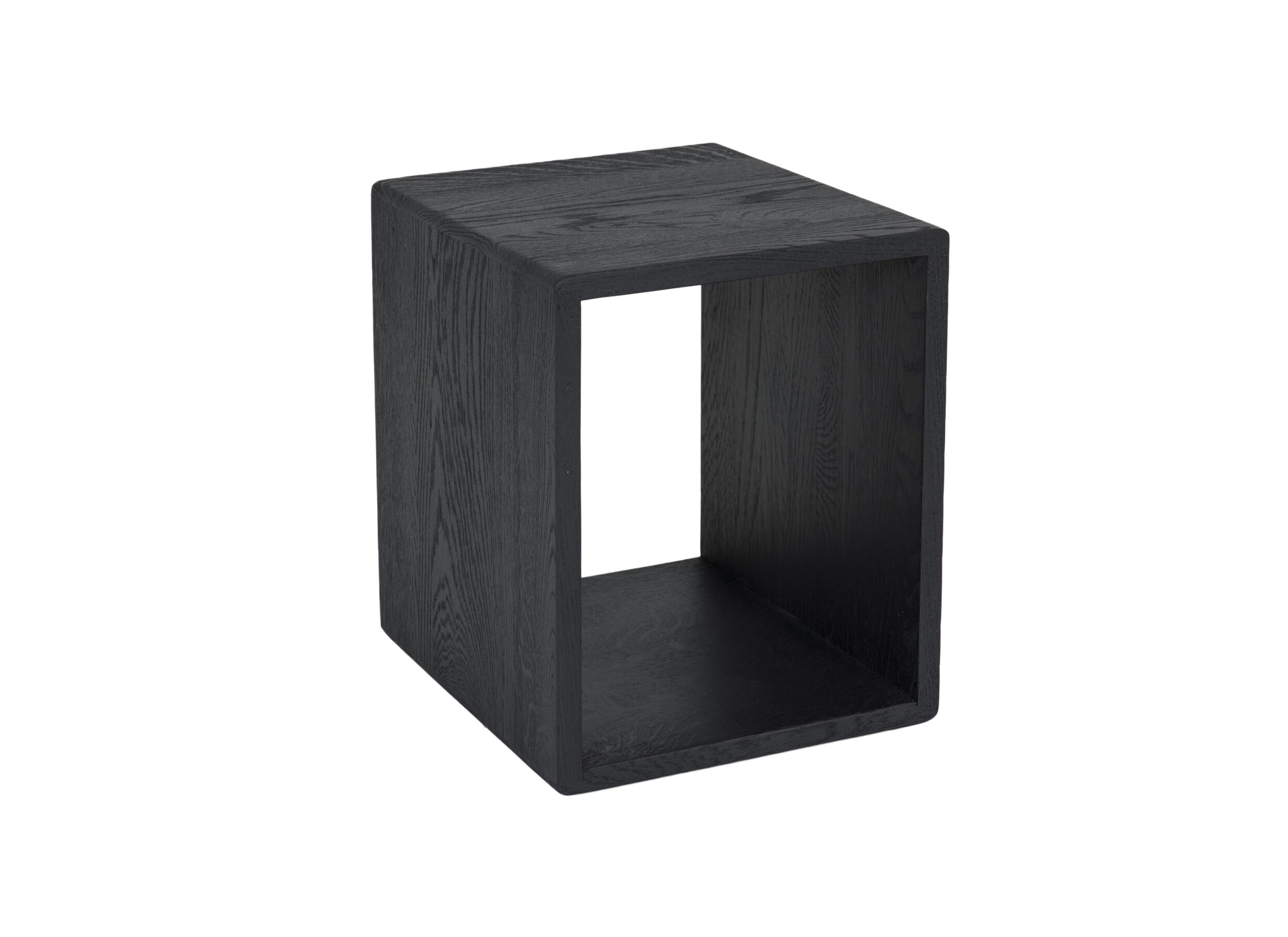 Cube Amulet 27 - Cube Amulet 27,5x31,3x33,8cm chêne massif noir