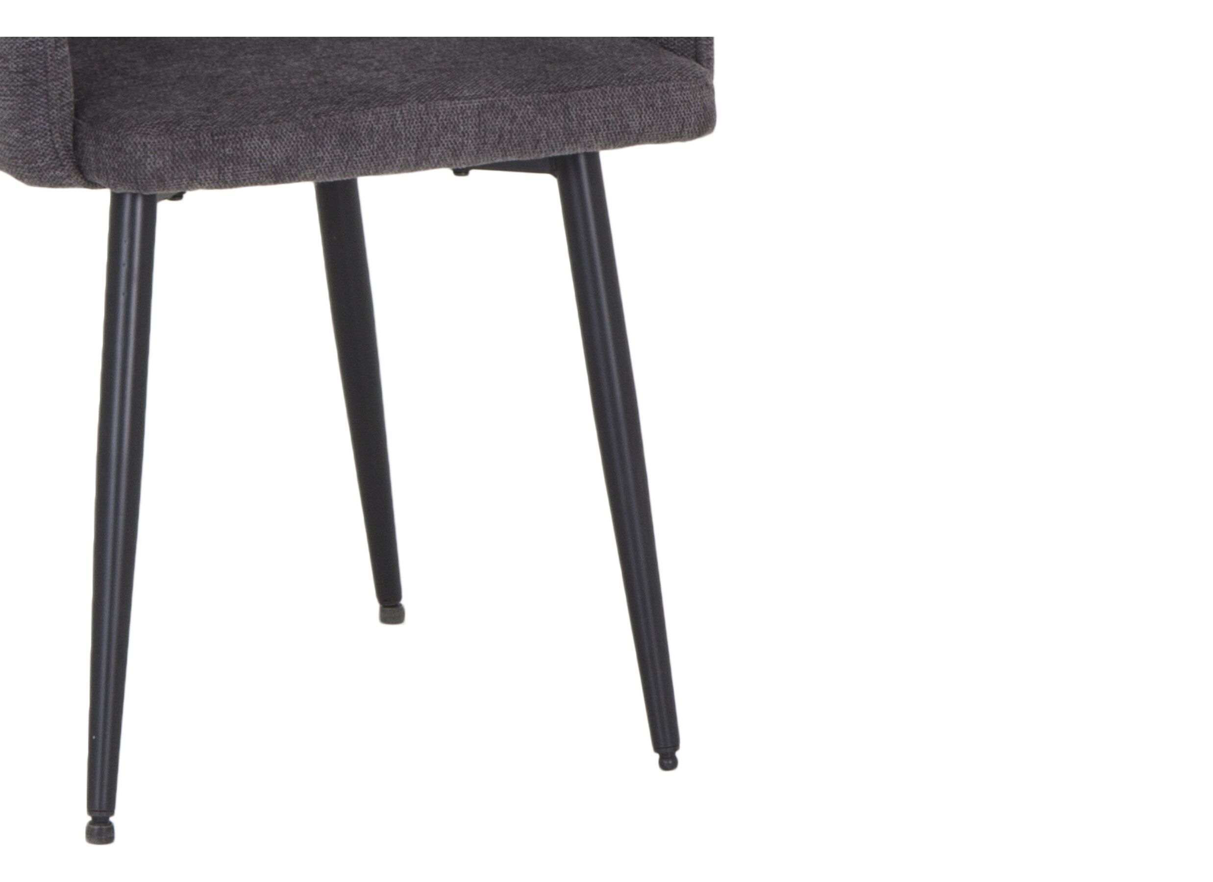 Chaise Daly 55x60x86cm - fibre polyester - gris