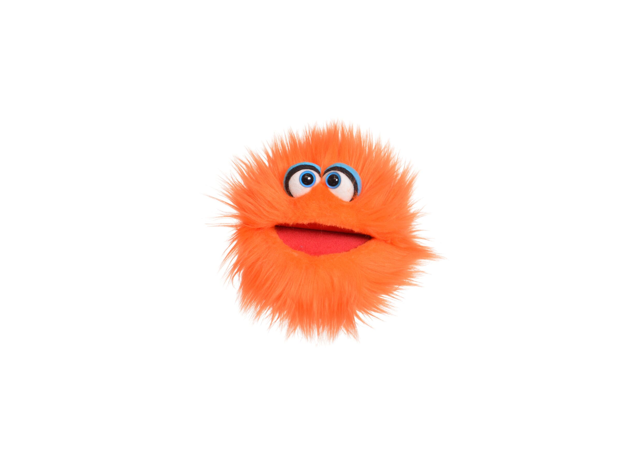 Handpop Klops H20cm - polyester - oranje - Marionnette à main Klops H20cm - polyester - orange