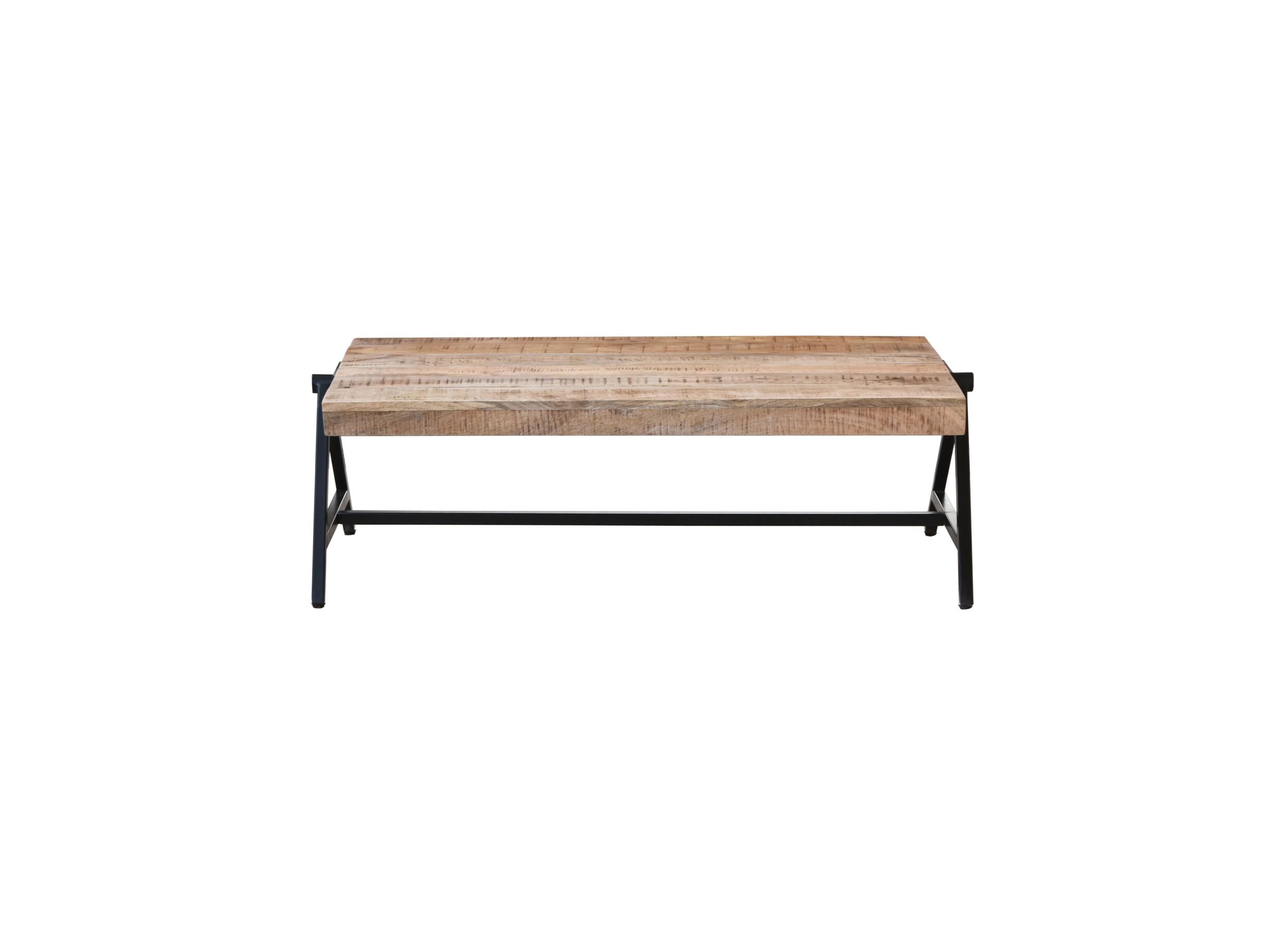 Salontafel Arrax 120x70cm - hout massief - naturel