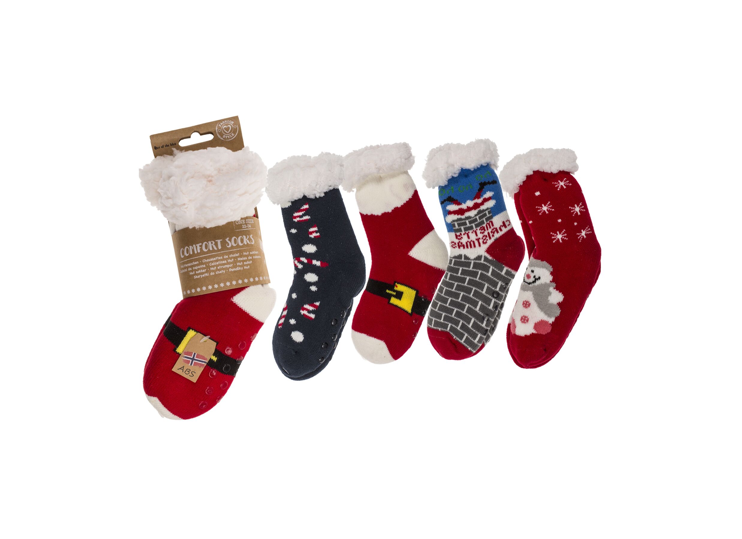 Sokken Comfort Kids Christmas Collection maat 22-34 - Chaussettes Comfort Kids Christmas Collection taille 22-34