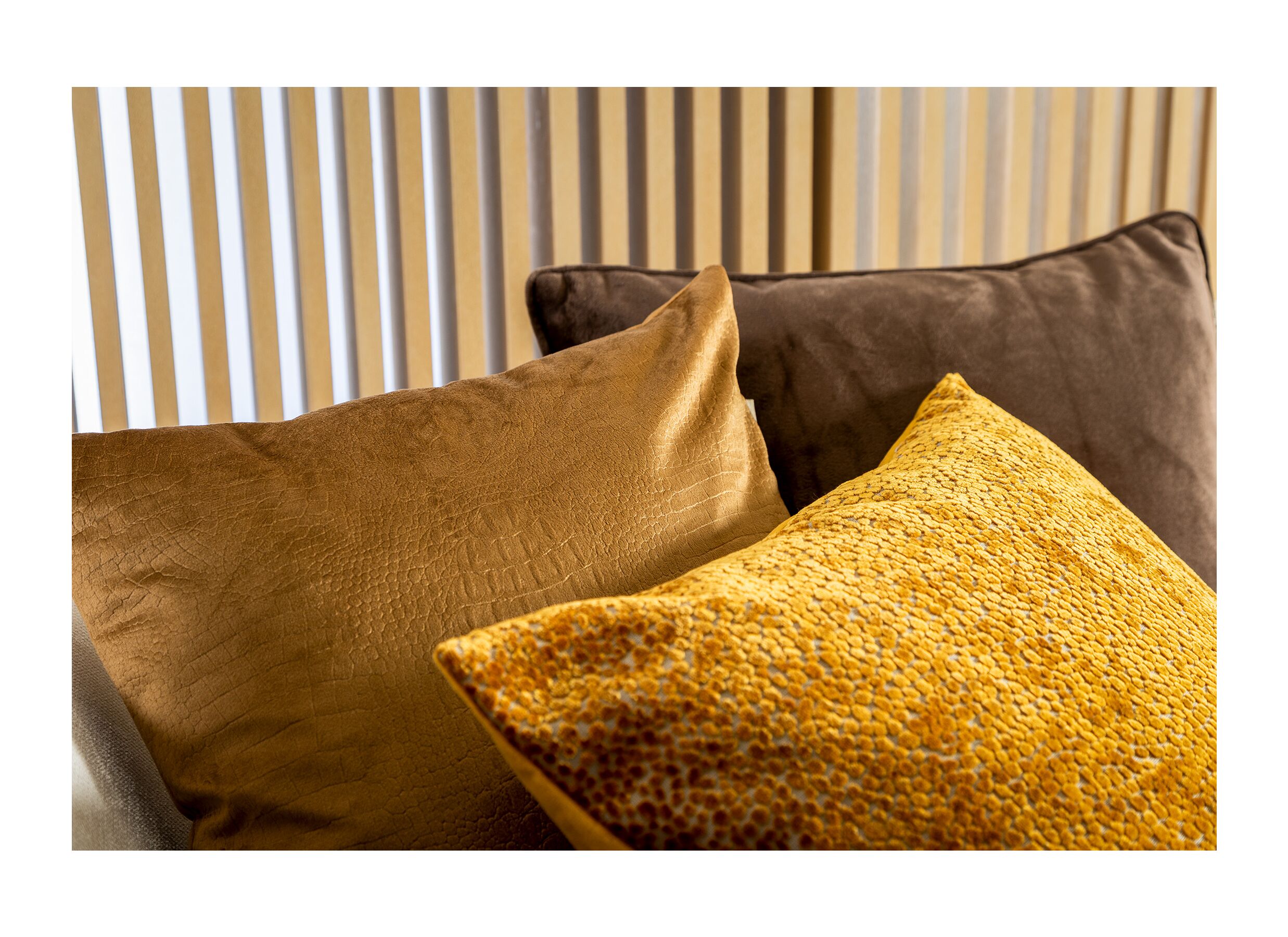 Foto ambiance - Coussin Caith 50x50cm chocolate martini