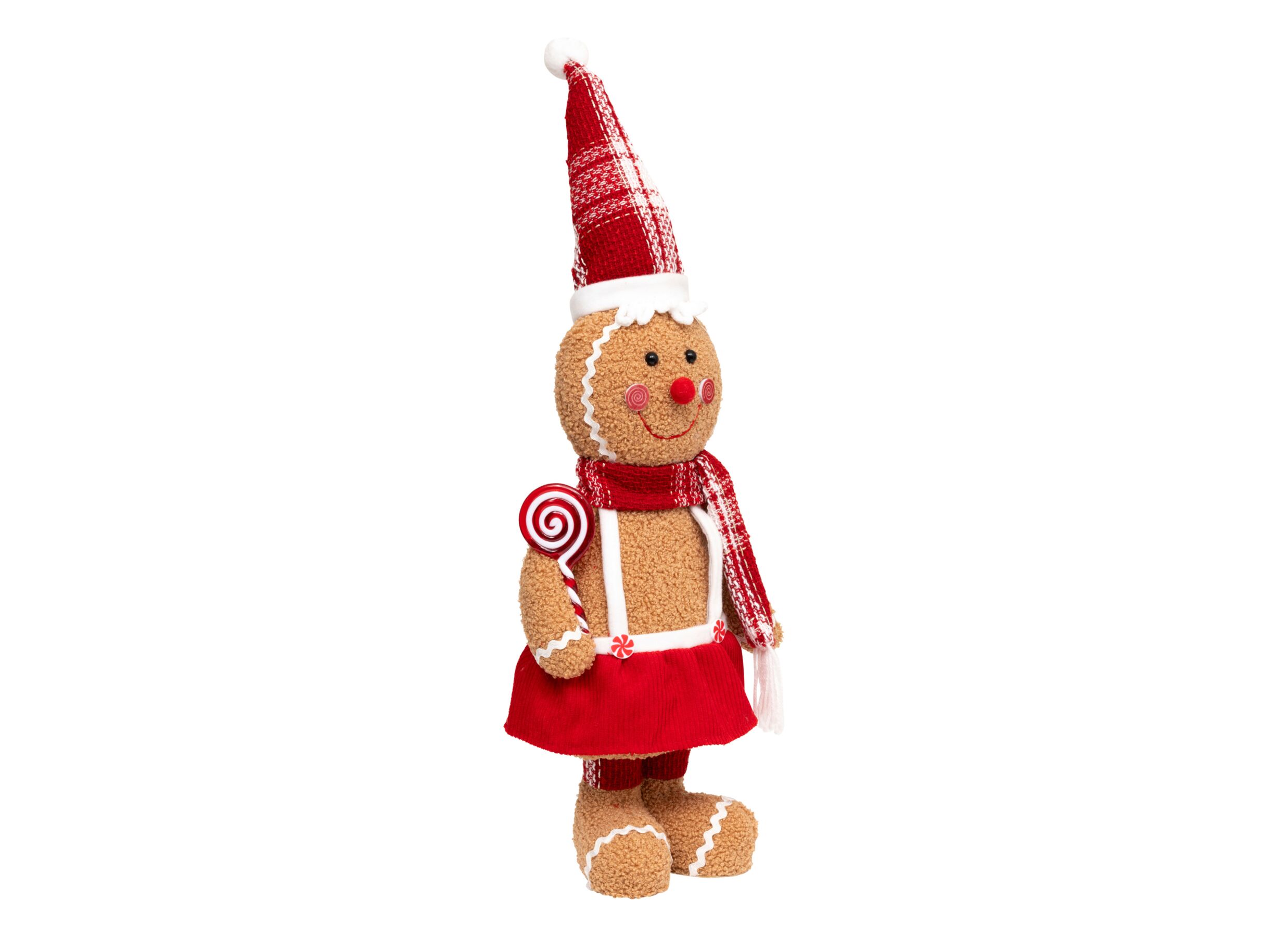 Aperçu - Décoration de Noël Pain D'épice H49cm - tissu - multicolor