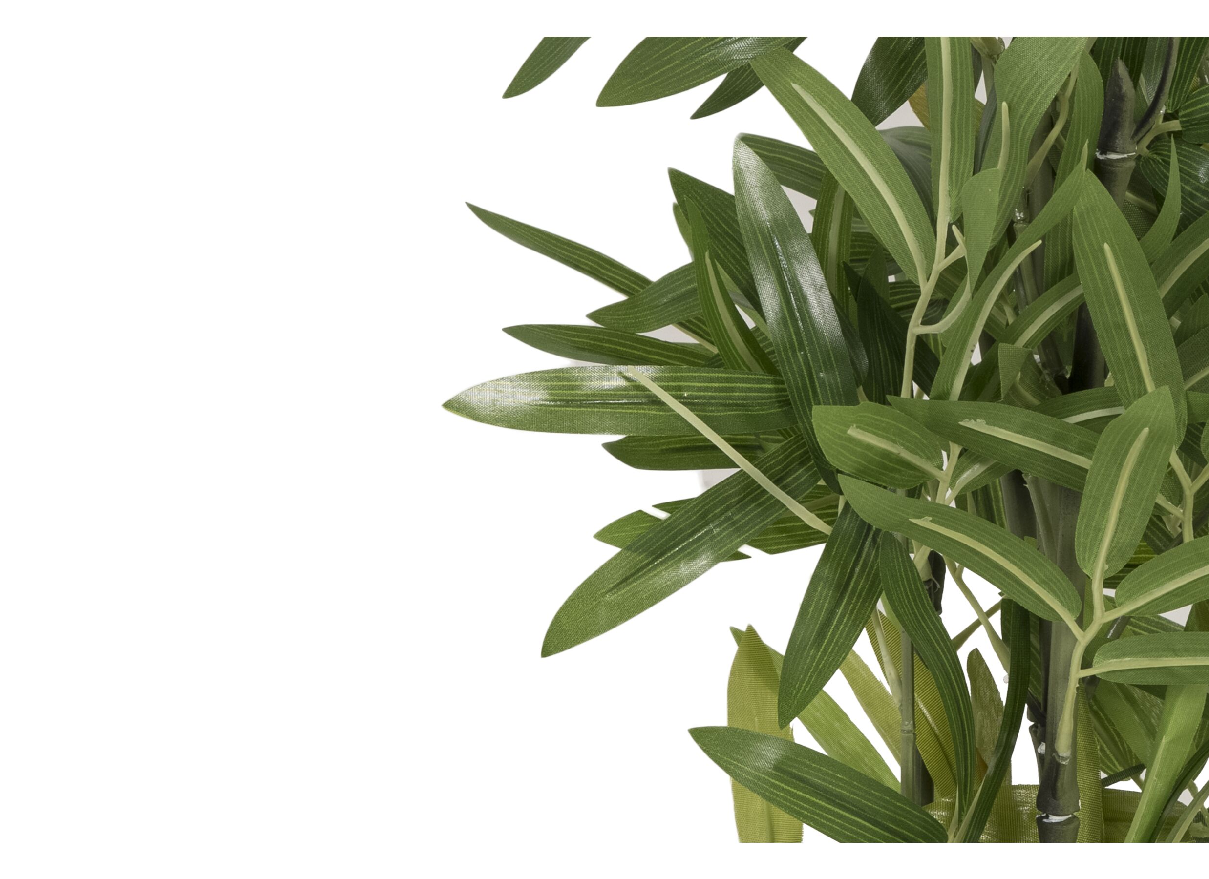 Plante artificielle Bambou H36cm - polyéther - vert