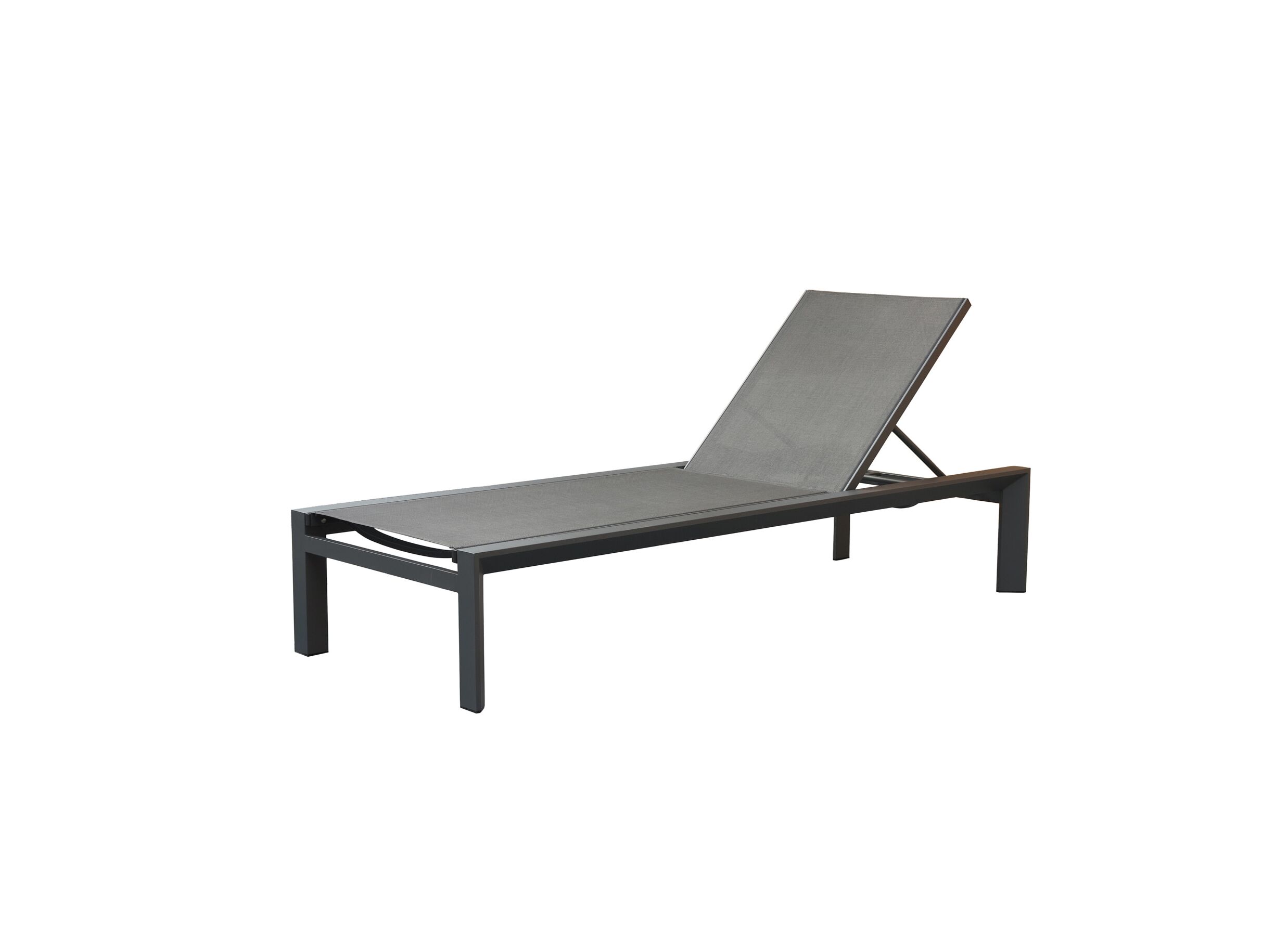 Ligbed Bliss antraciet - Chaise longue Bliss anthracite