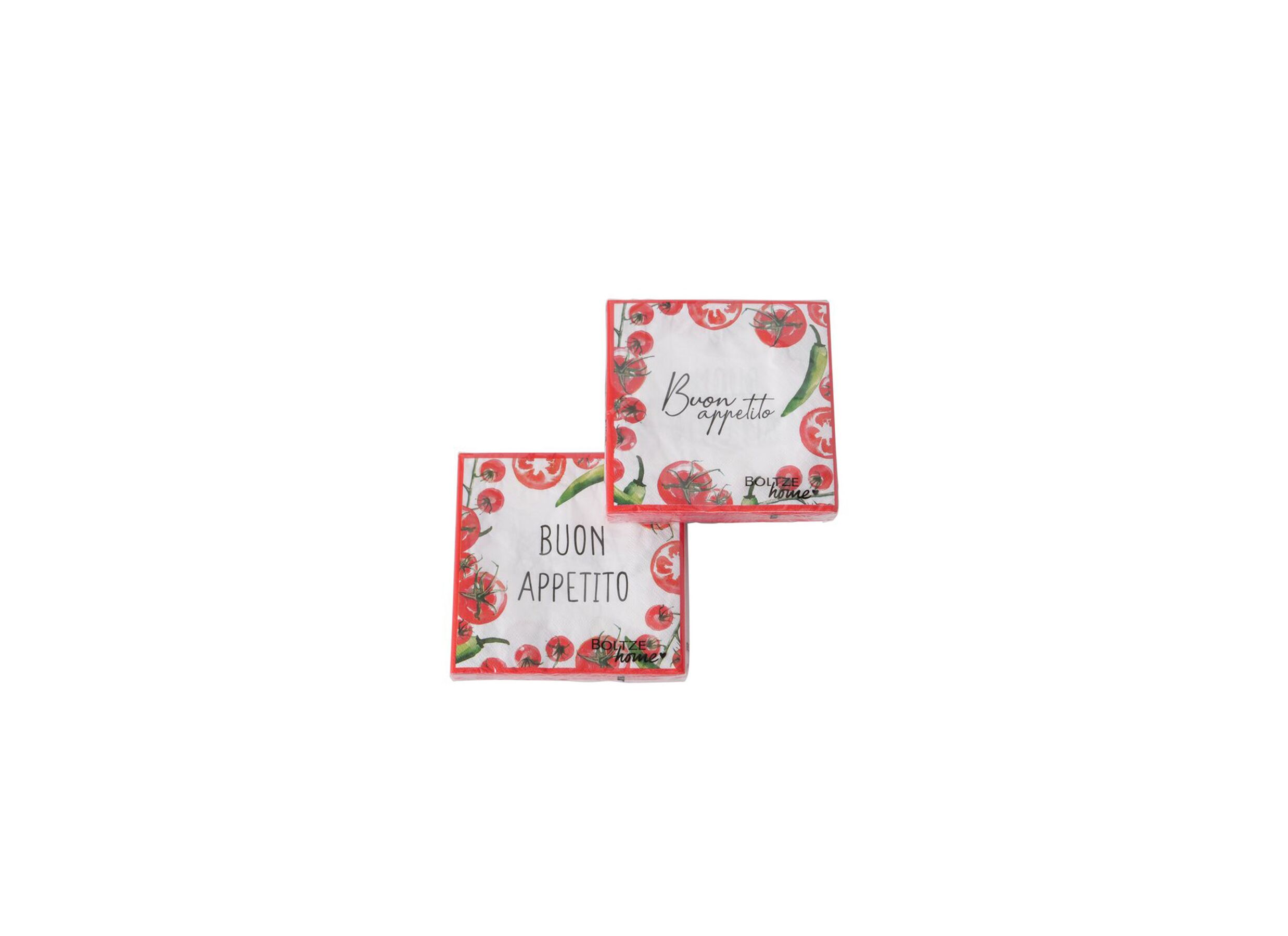 Serviette Tomato 17x17cm rouge 20 pièces - Serviette Tomato 17x17cm rouge 20 pièces