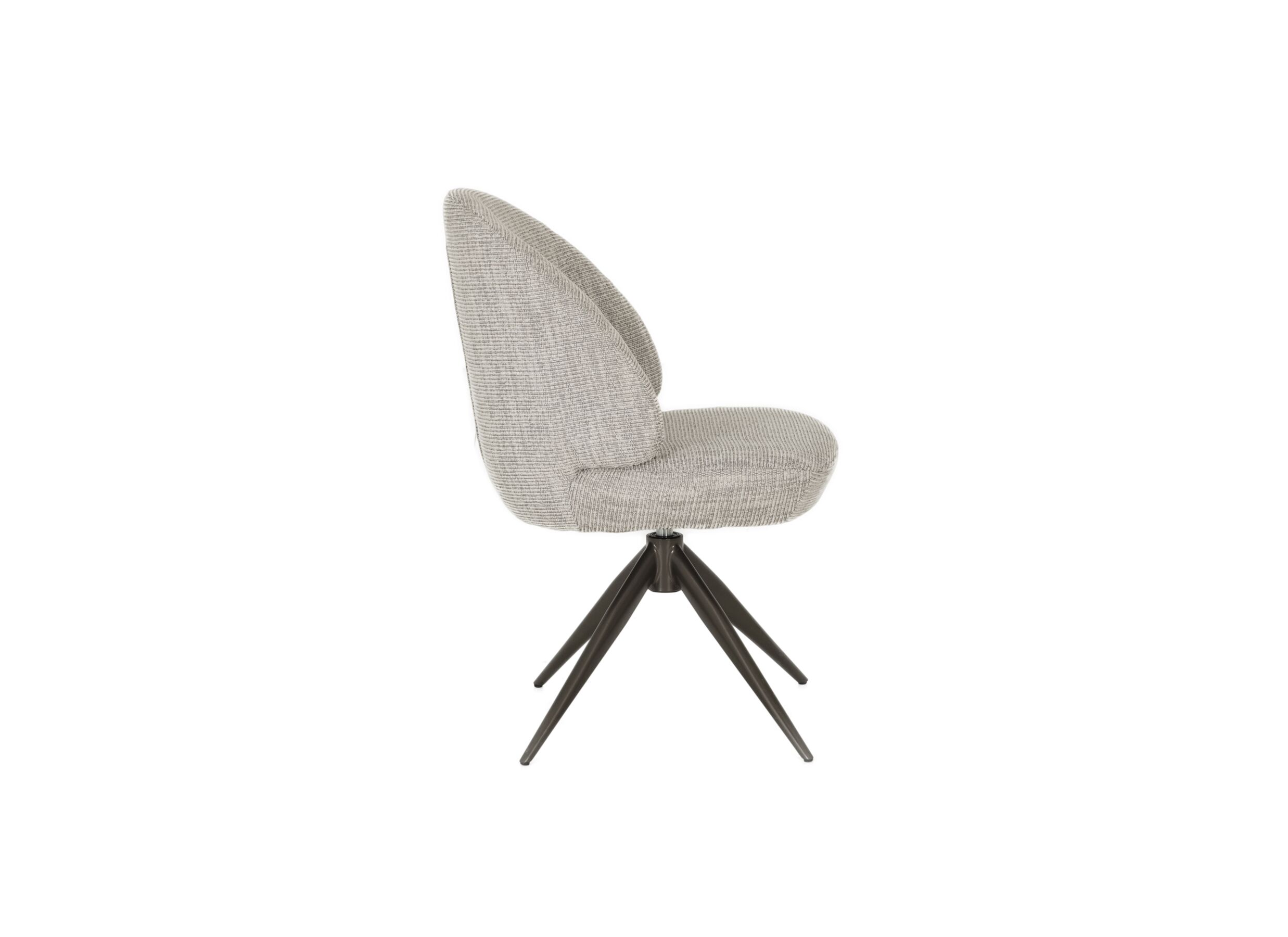 Aperçu - Chaise pivotante Wave fibre polyester - gris