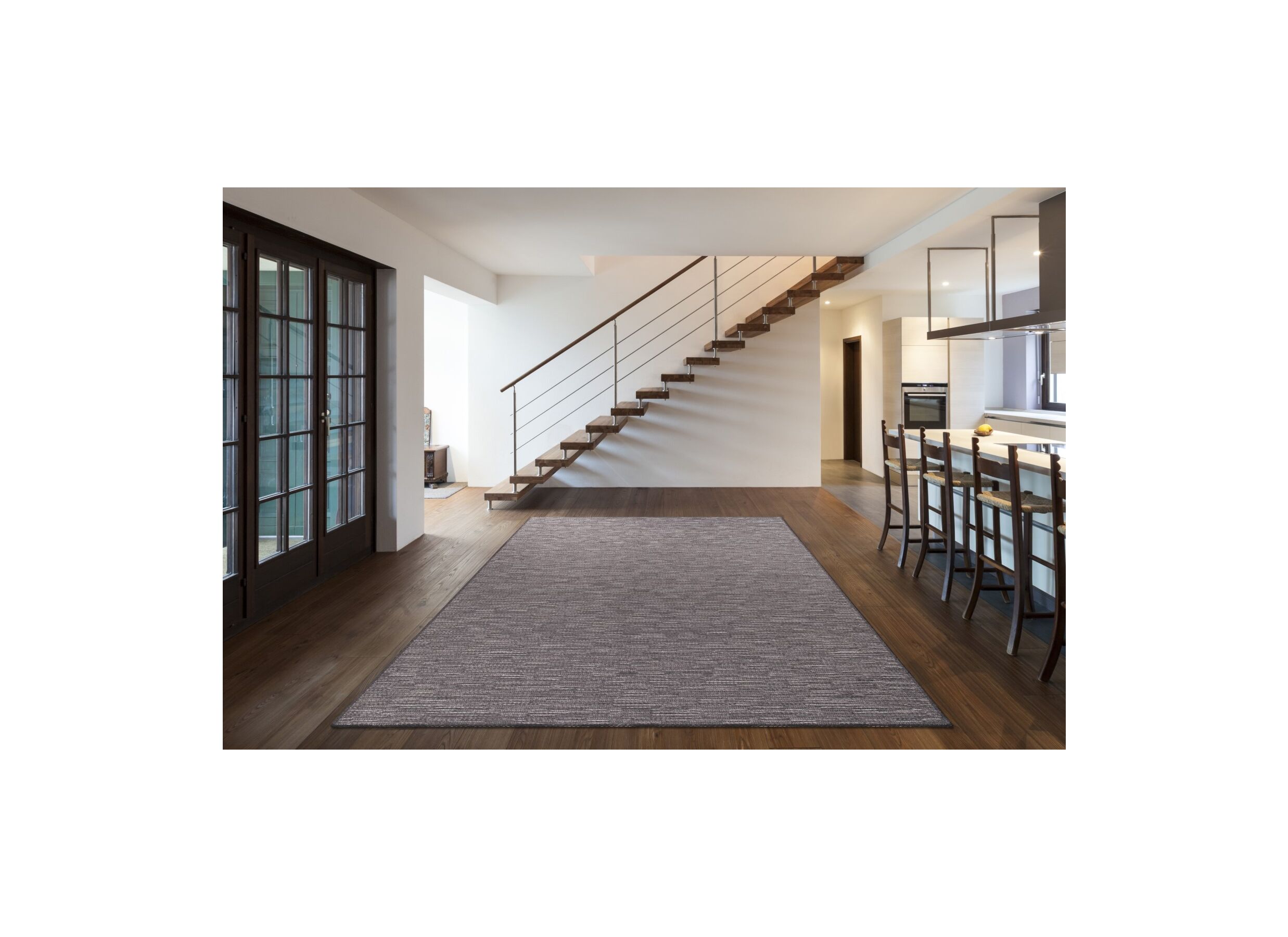 Foto ambiance - Tapis Himalaya 290x200cm laine gris