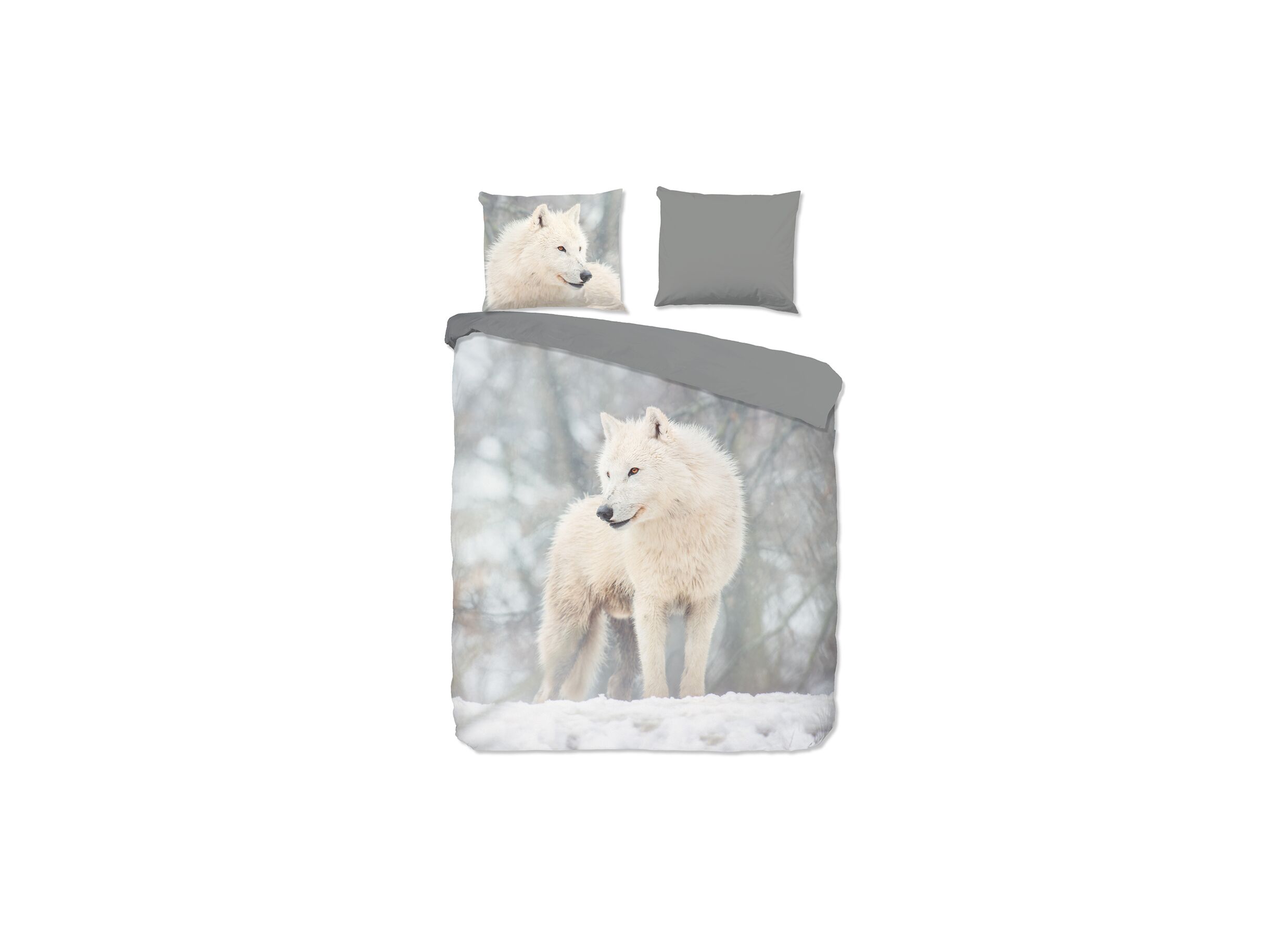 Dekbedovertrek Julian 200x220cm flanel - Housse de couette Julian 200x220cm flanelle