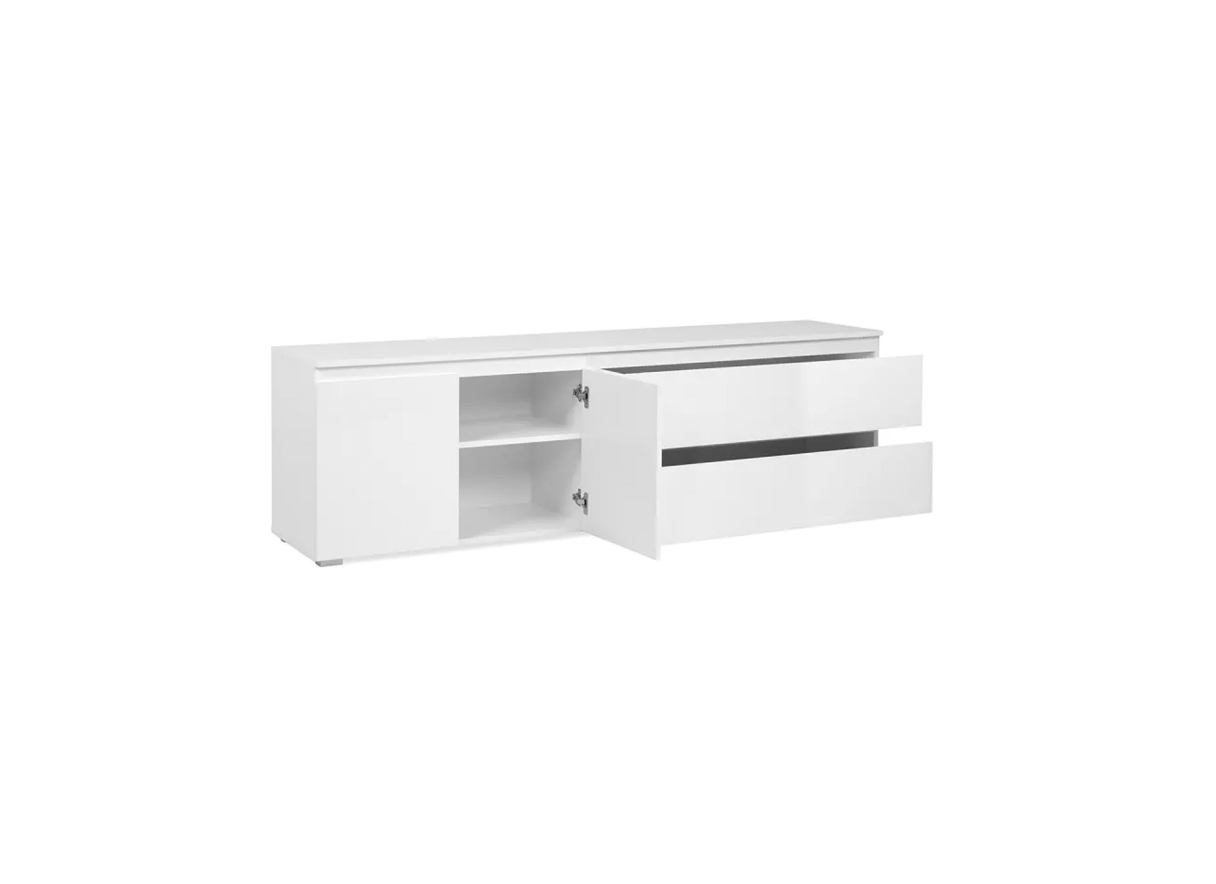 Indeling - Tv-meubel Capetown 180cm - melamine - wit