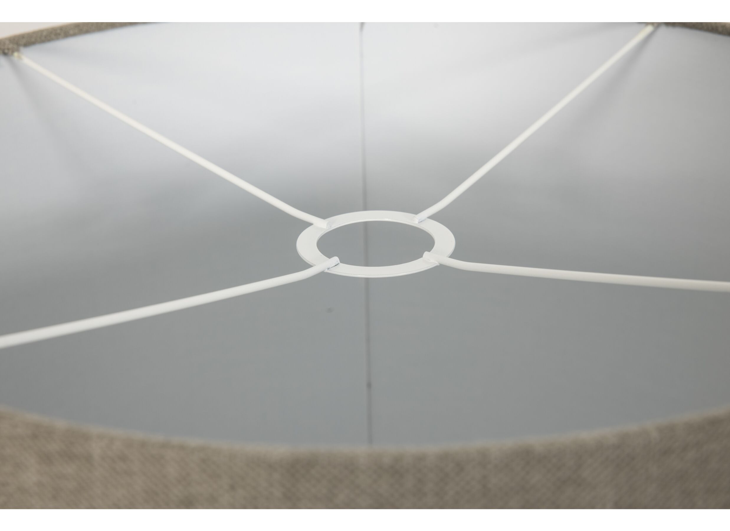 Detailfoto - Lampenkap Ø35 - stof - taupe
