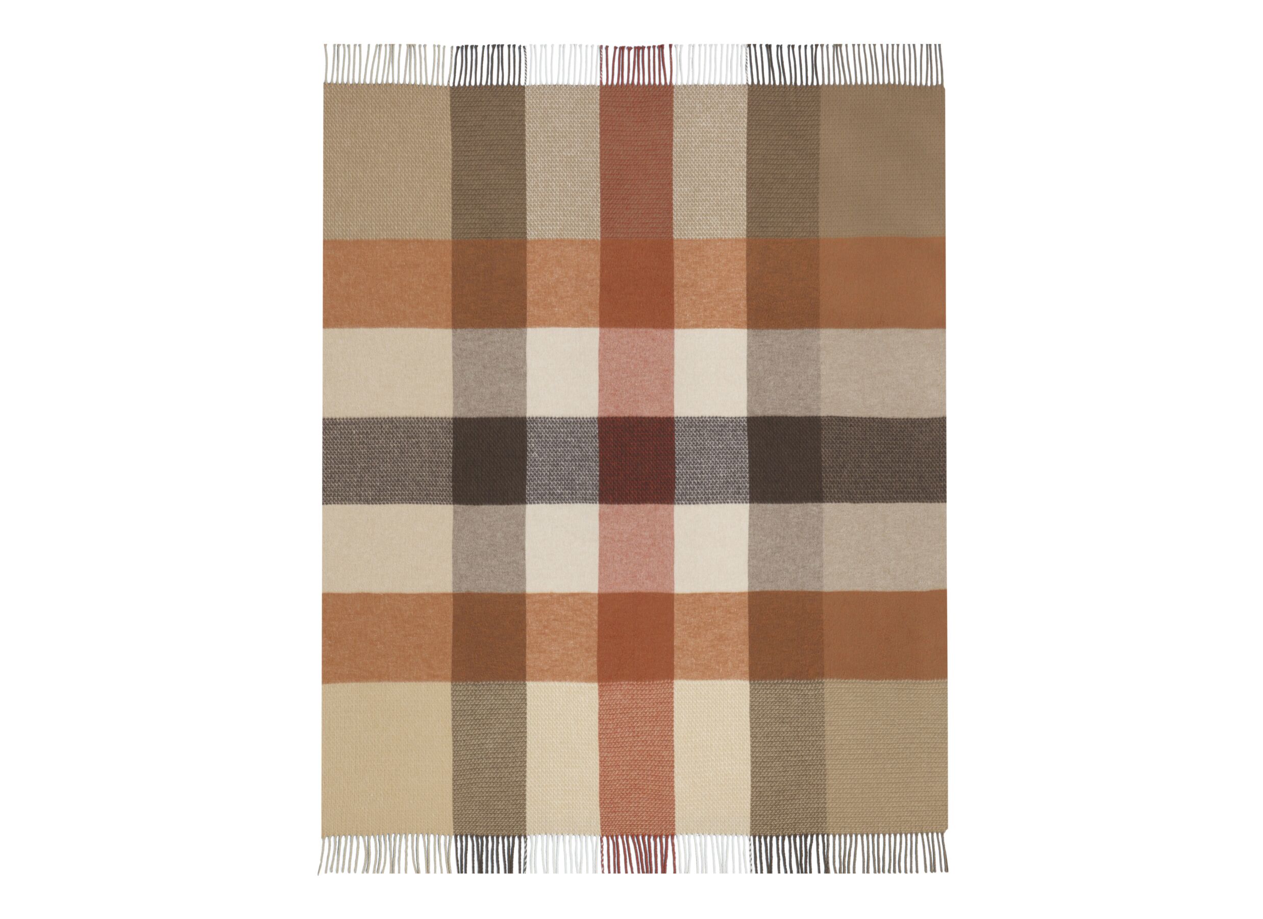 Aperçu - Plaid Desire Camel 130x170cm - polyester & coton - brun