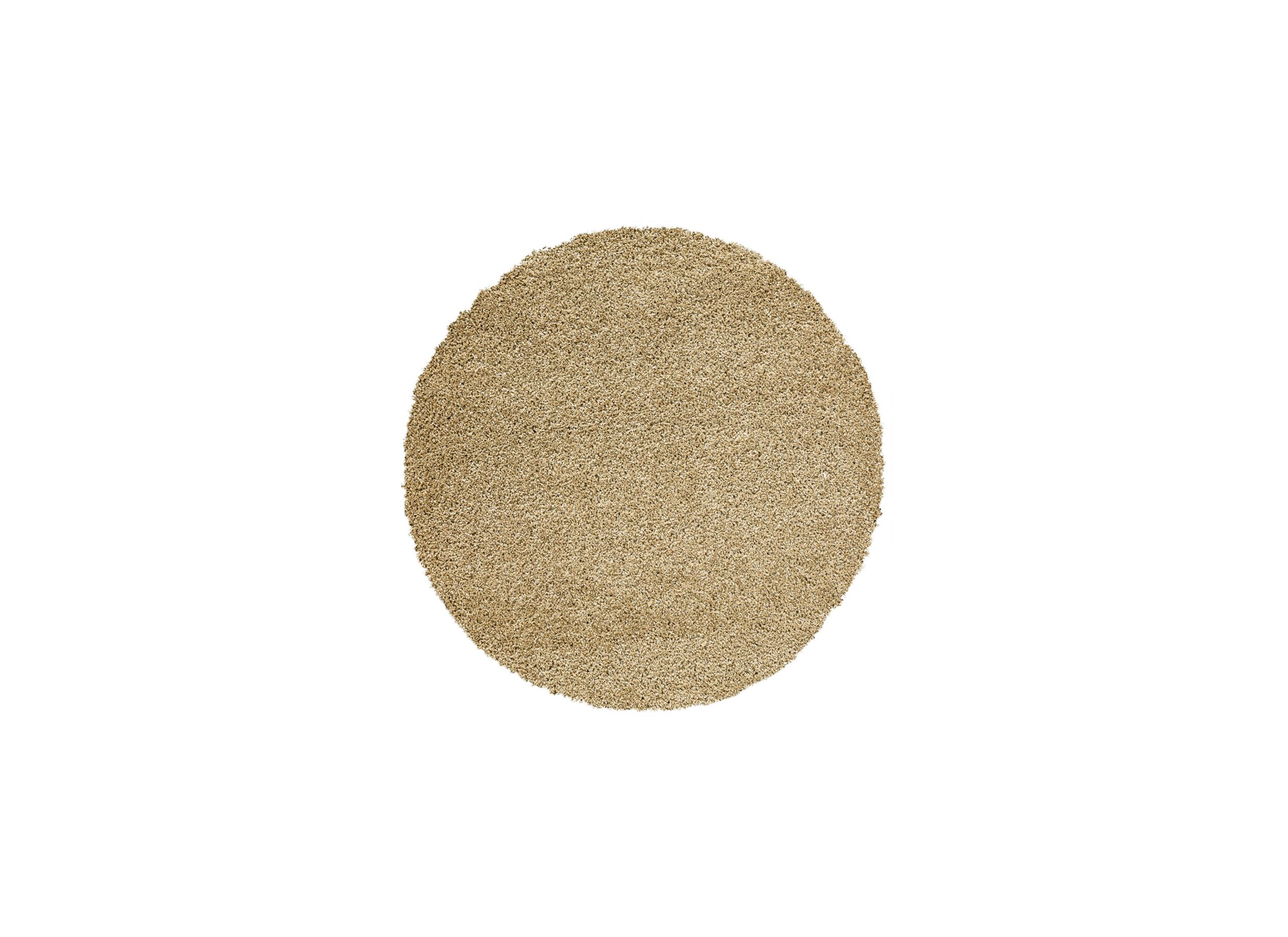 Rond tapijt Twister Ø120cm - polypropyleen - goud