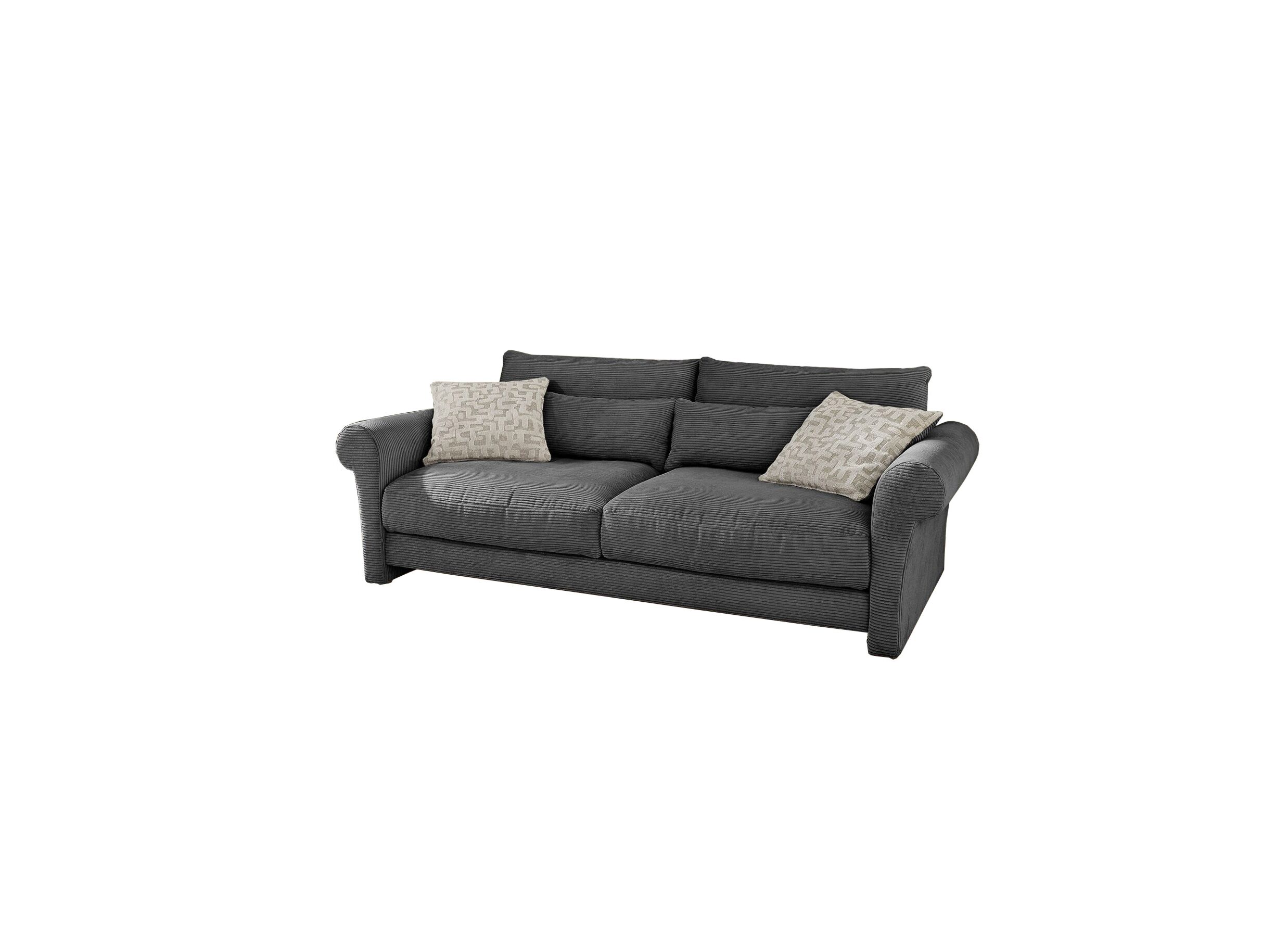 Canapé Maxima 3 places tissu gris foncé - Canapé Maxima 3 places - tissu - gris foncé