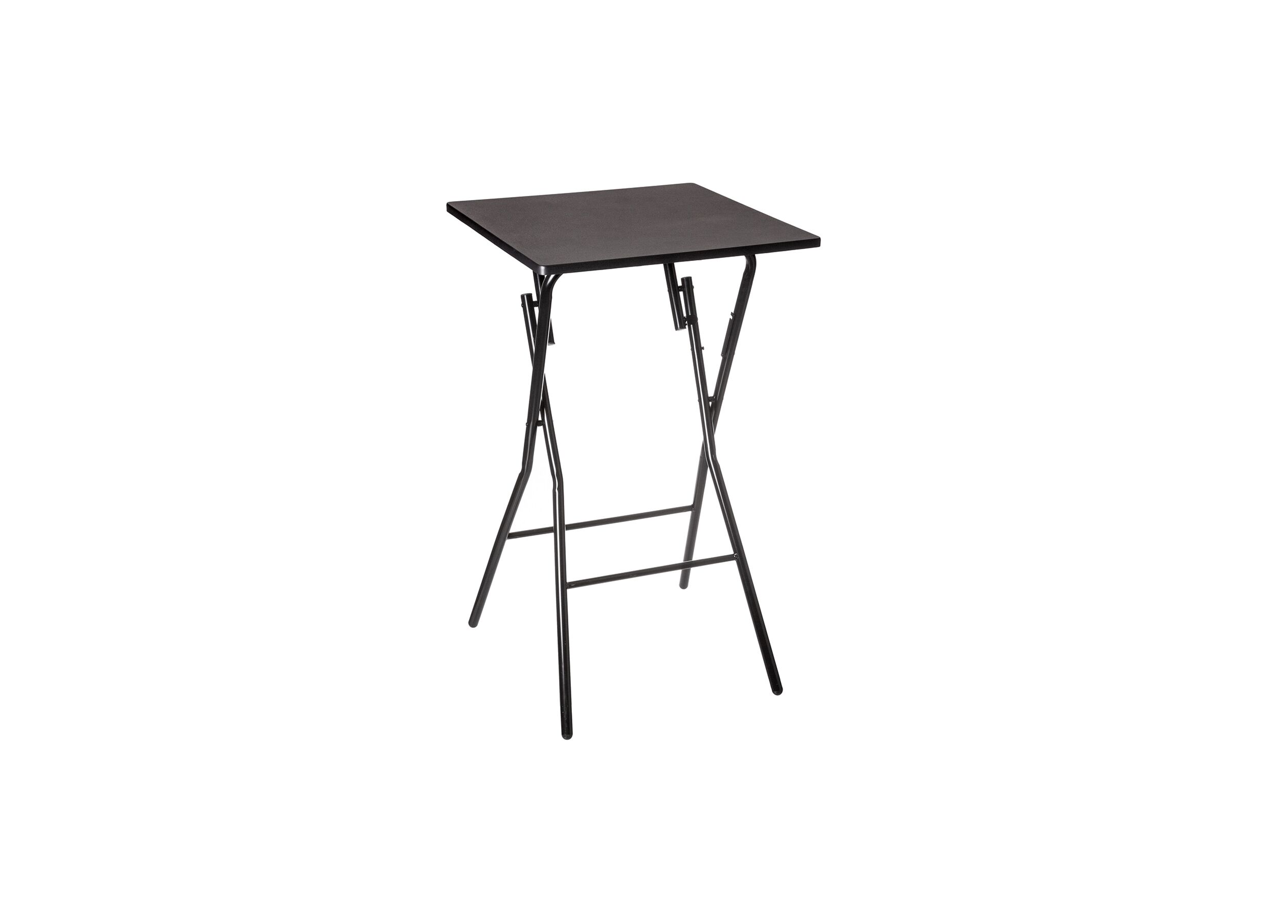 Bartafel Plooibaar 60x60cm - MDF - zwart