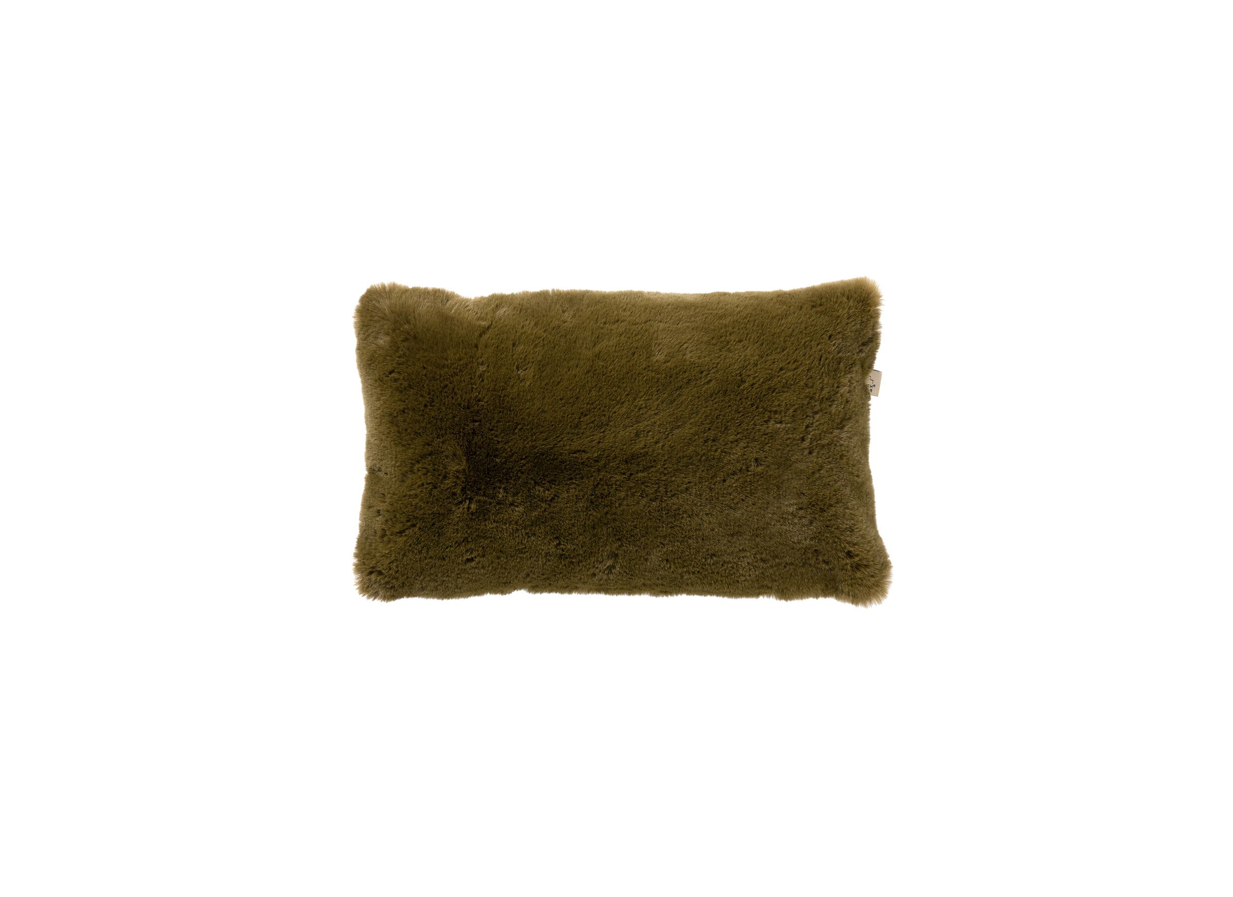 Coussin Zaya 50x30cm military olive - Coussin Zaya 50x30cm - tissu - military olive