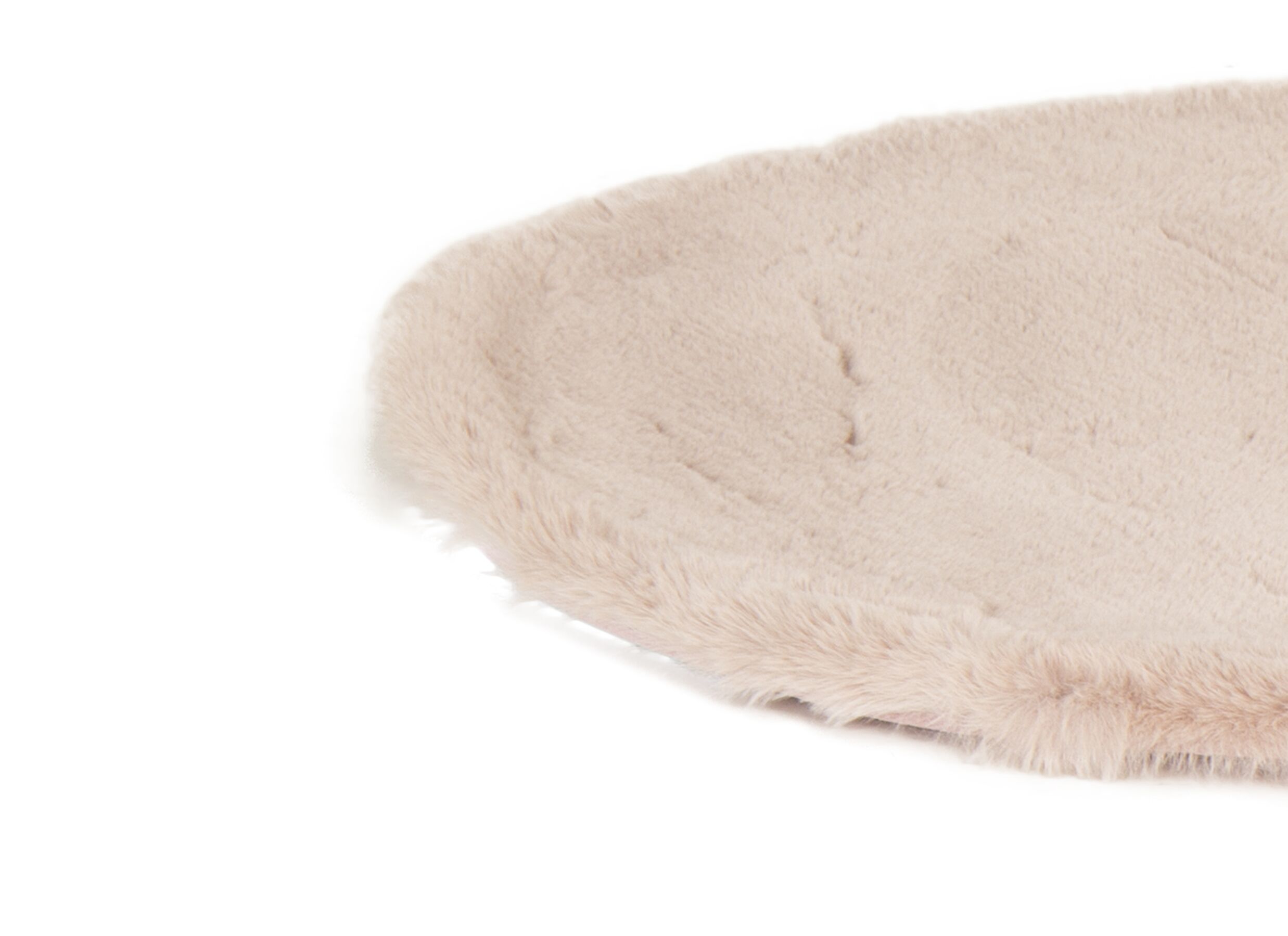 Rond tapijt Texel Ø120cm - polyestervezel - roze