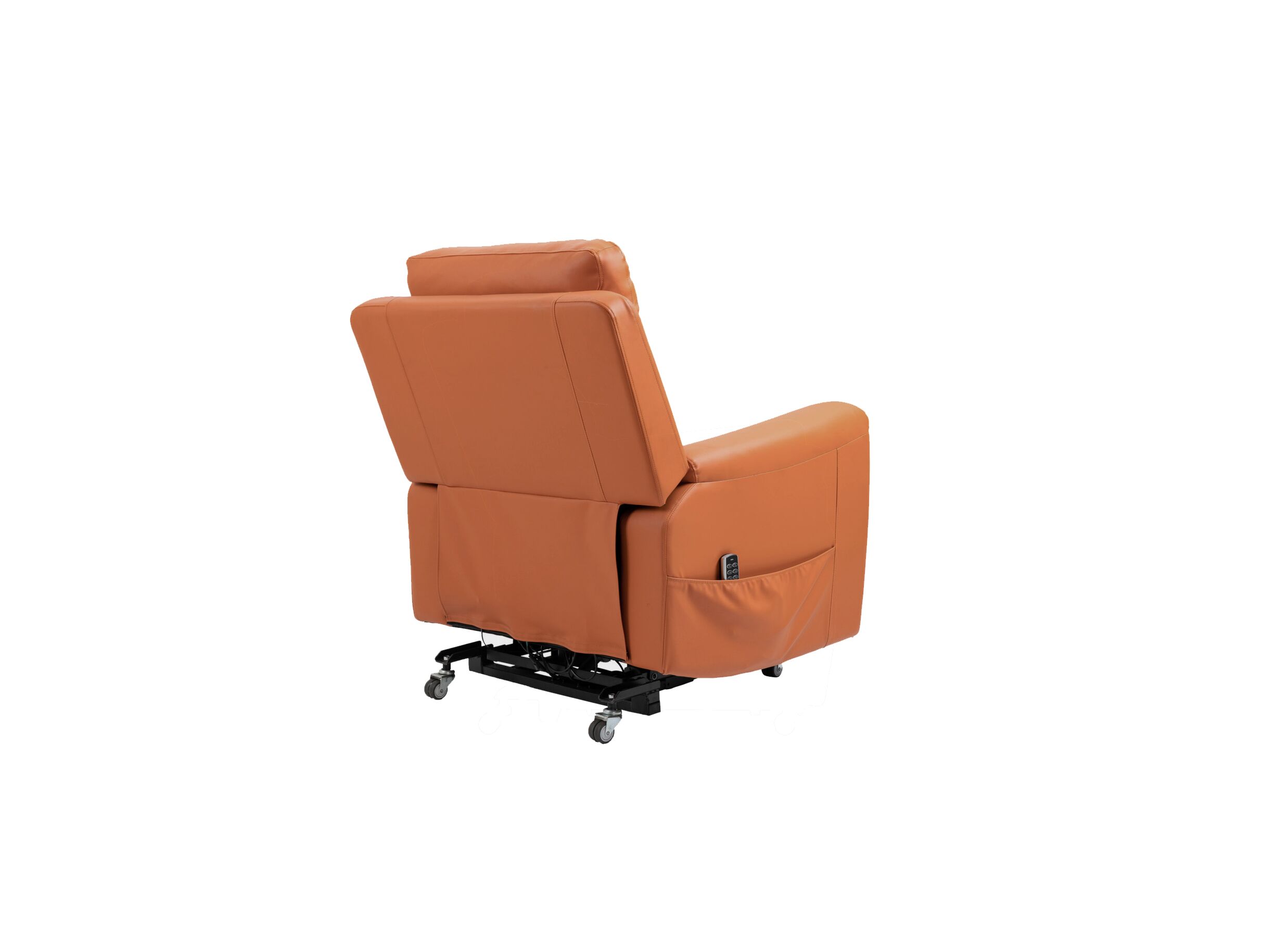 Aperçu - Fauteuil relax Gallery électrique - similicuir - orange