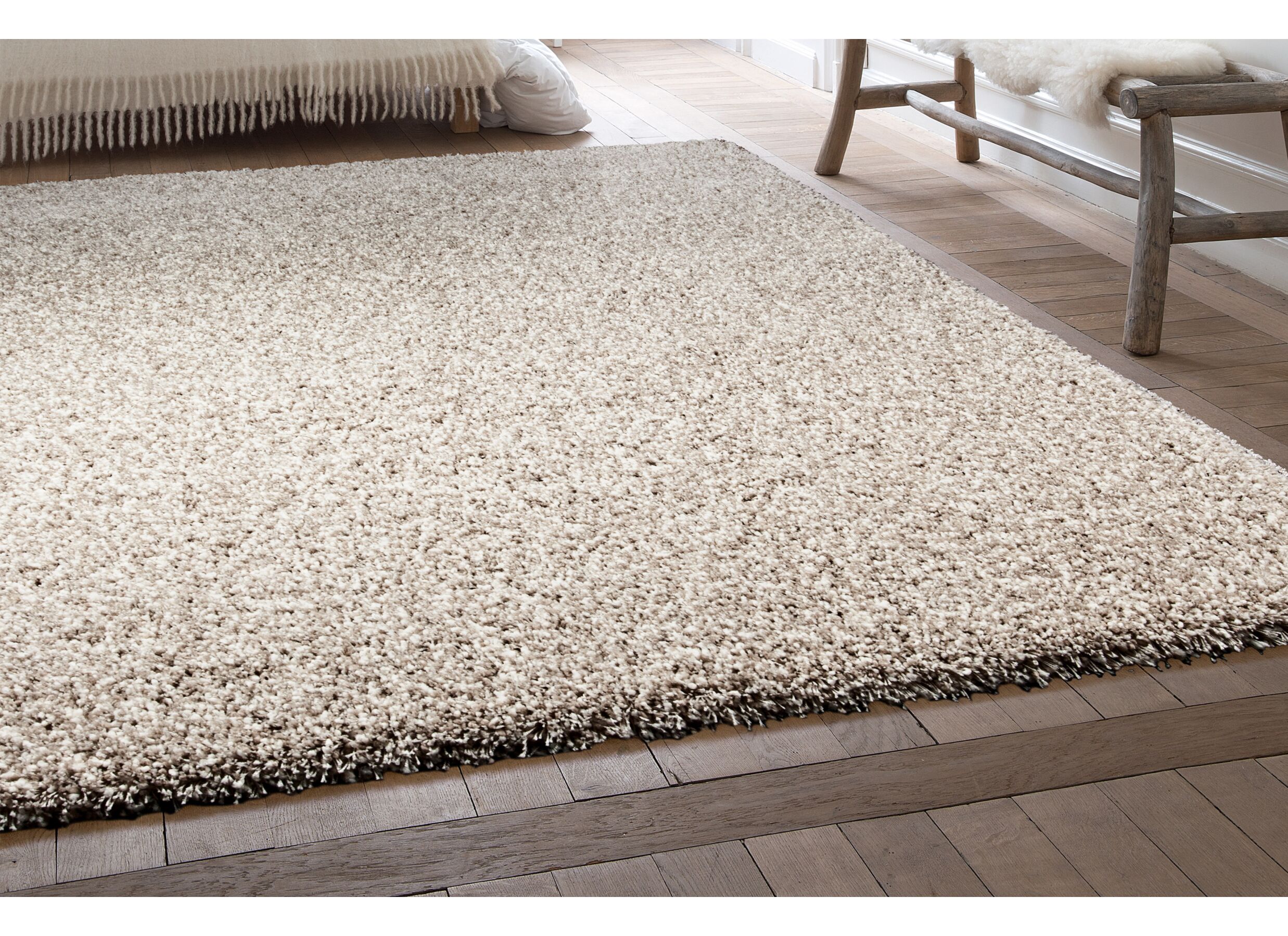 Foto ambiance - Tapis Twister 240x340cm - polypropylène - beige