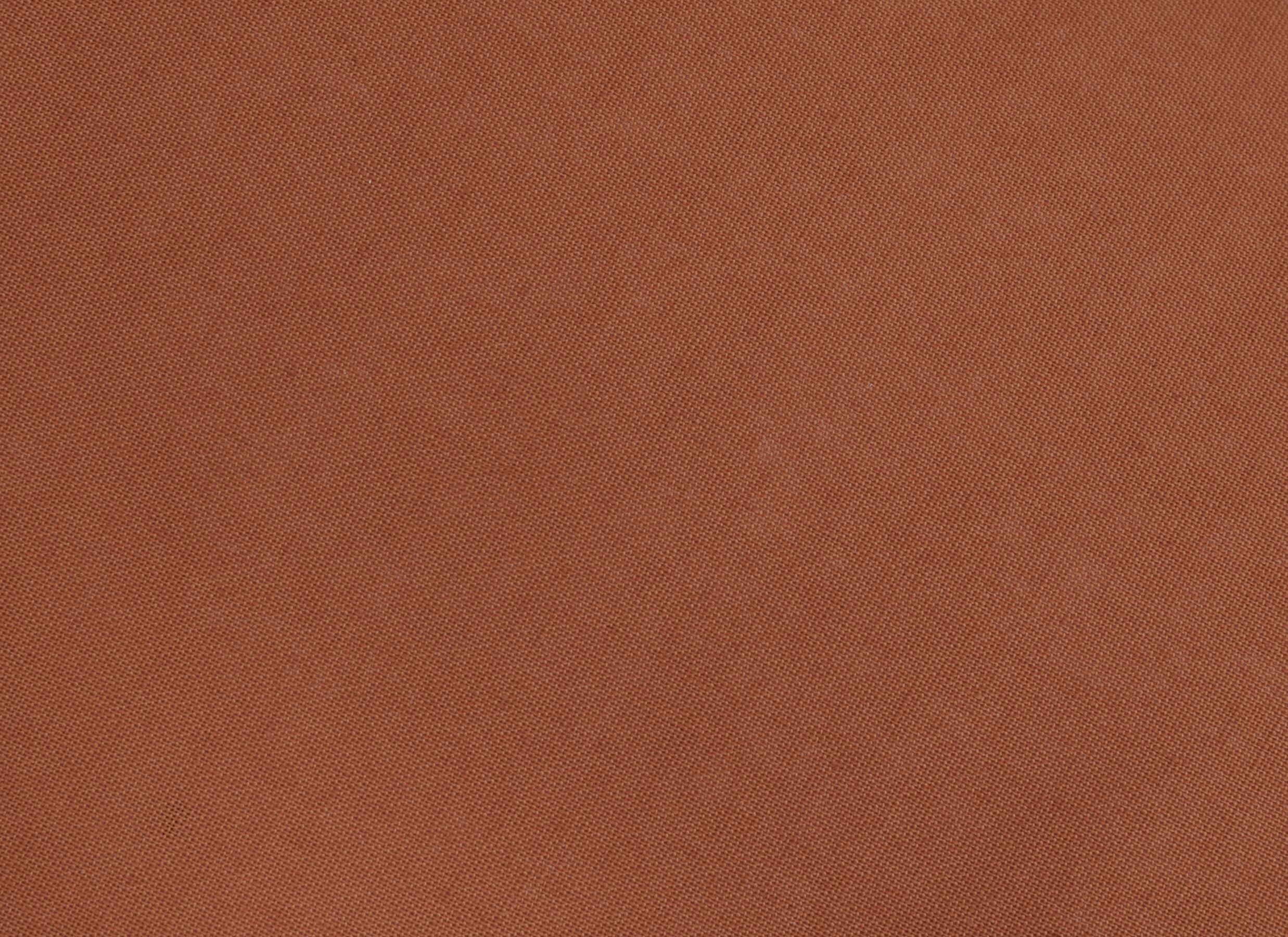 Detailfoto - Dekbedovertrek 140x220cm - katoen - terracotta excl. kussenslopen