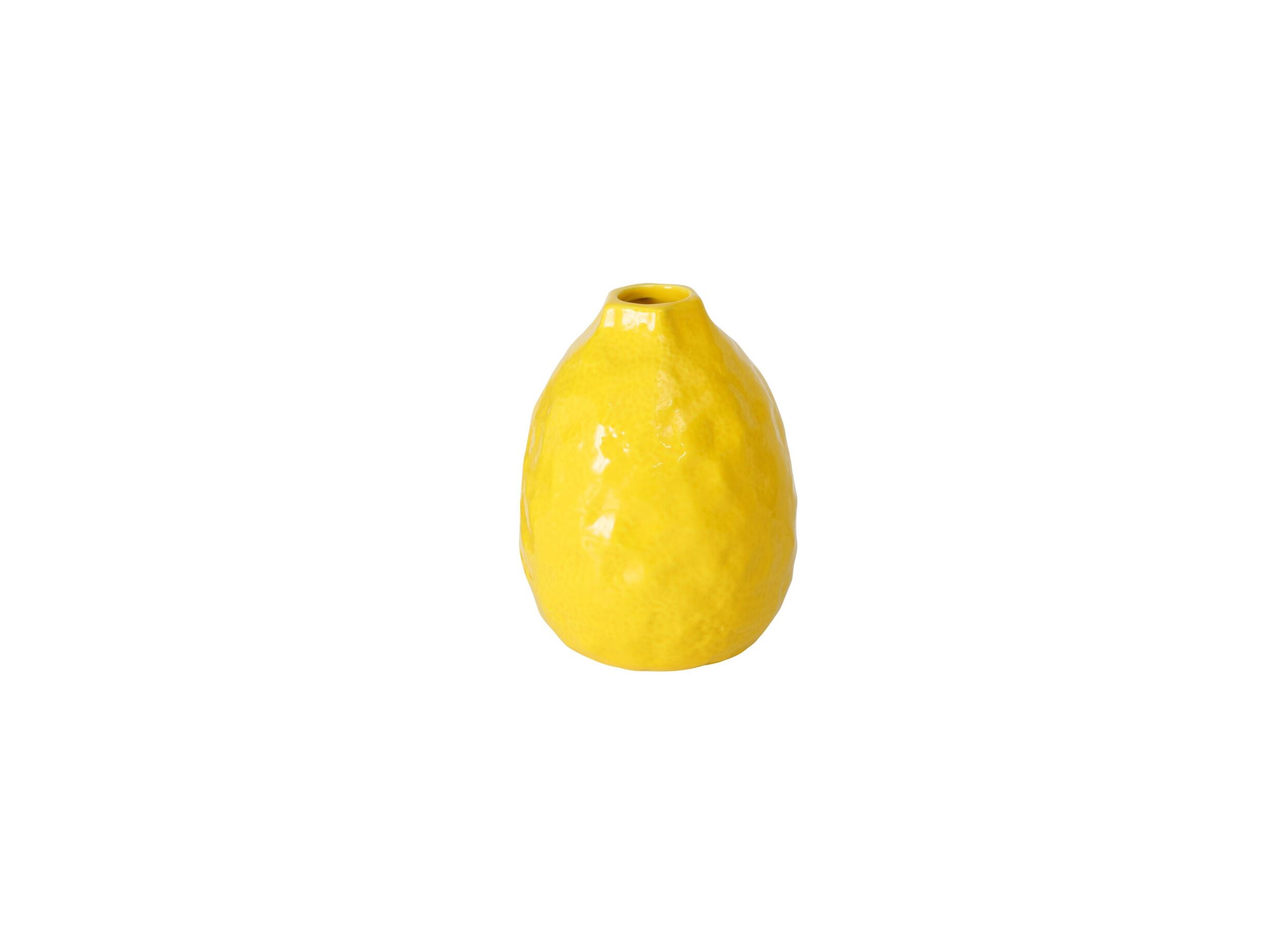 Plus Important - Vase Zitronella H18cm - céramique - jaune