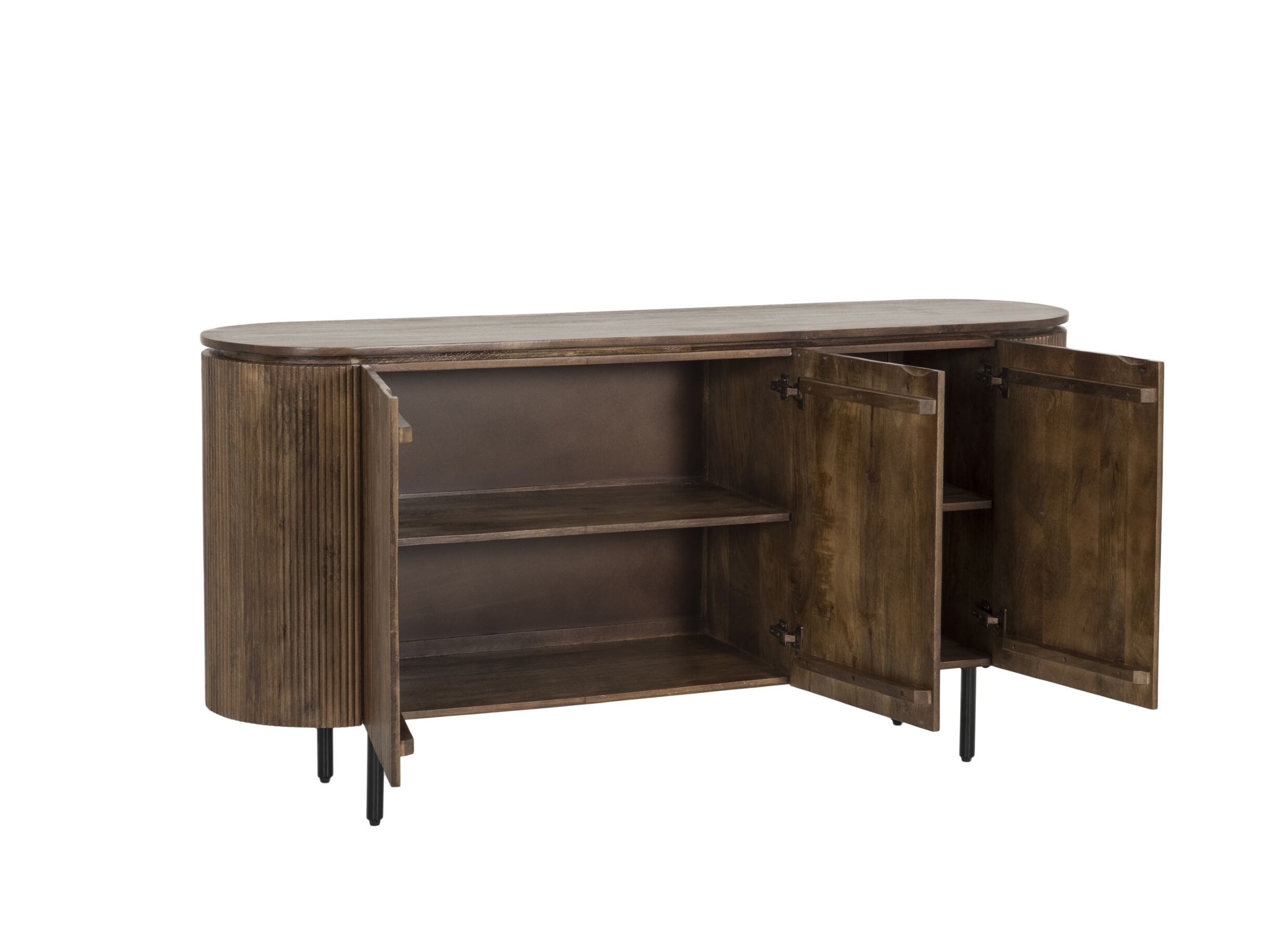 Indeling - Dressoir Velian 180cm - mango massief - bruin
