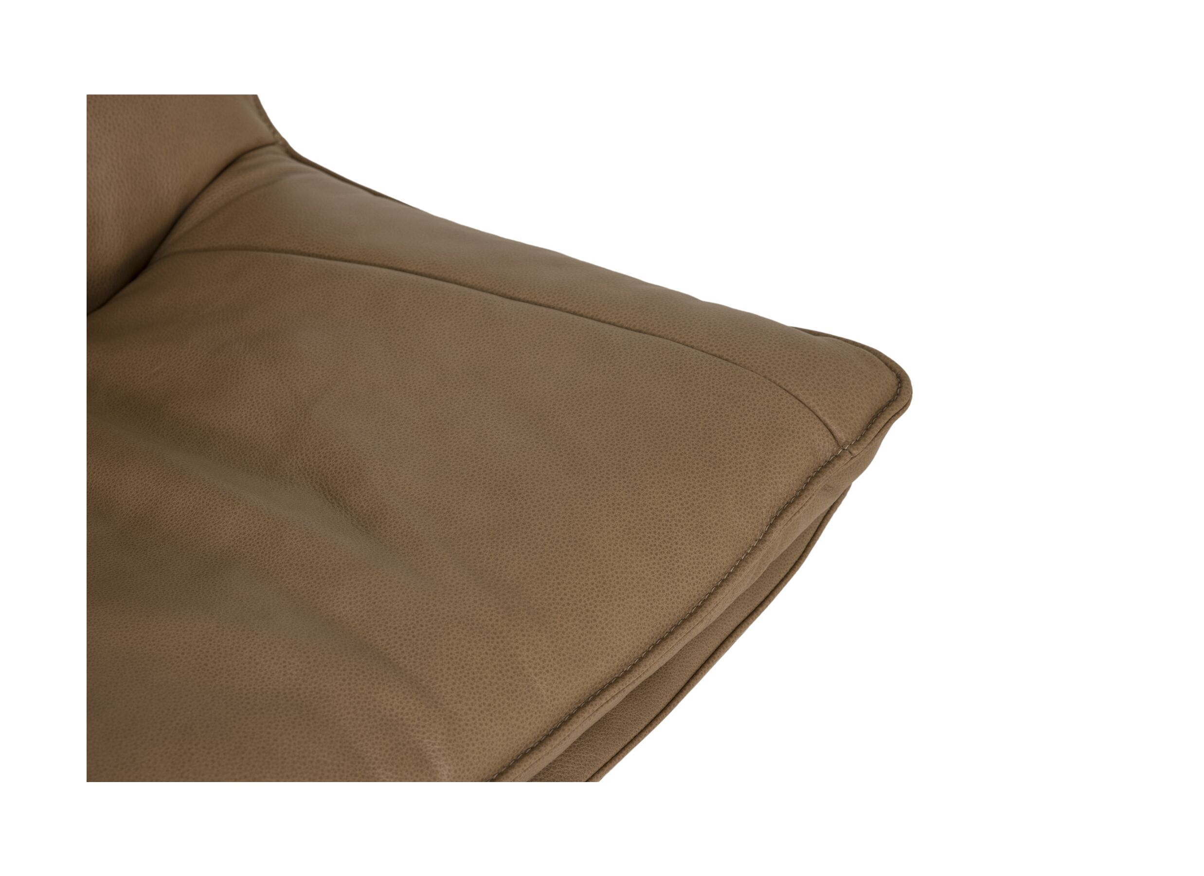 Detailfoto - Draaifauteuil A8036 75x90x87cm - leder - cognac