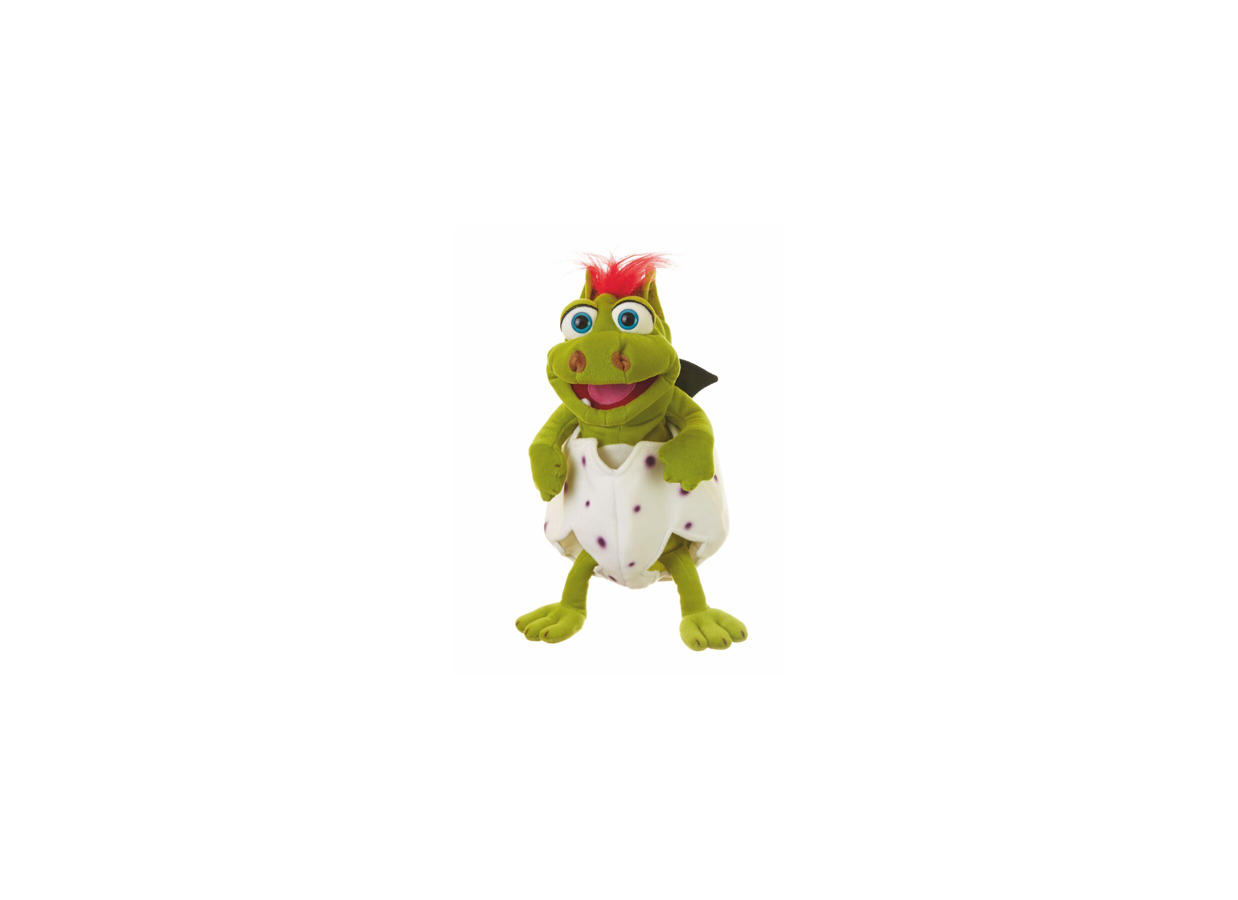 Handpop kleine Gregor in ei H35cm - polyester - multicolor - Marionnette à main le petit Gregor dans l'œuf H35cm - polyester - multicolore