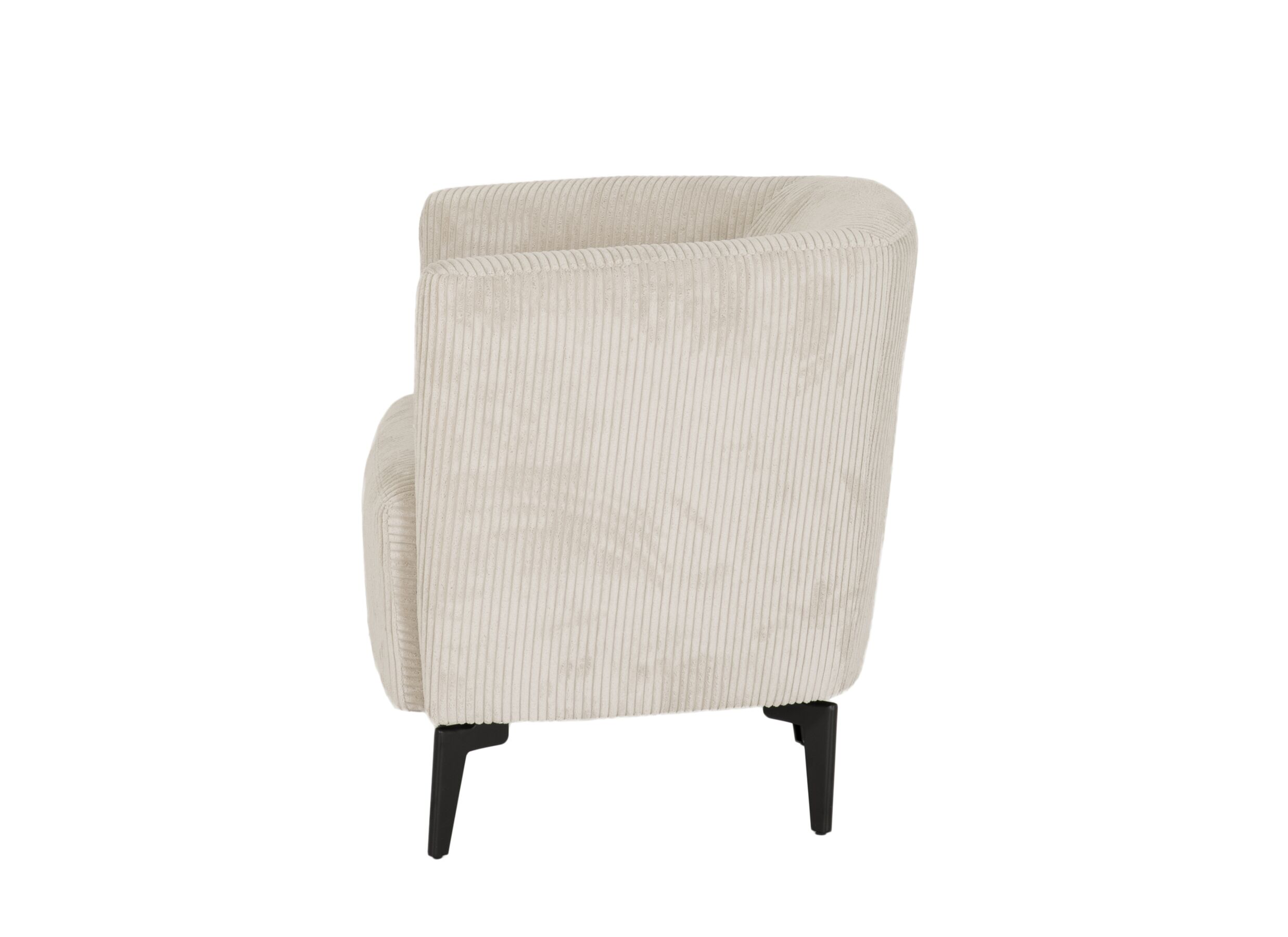Aperçu - Fauteuil Capri 67x71x73cm - velours - ivoire