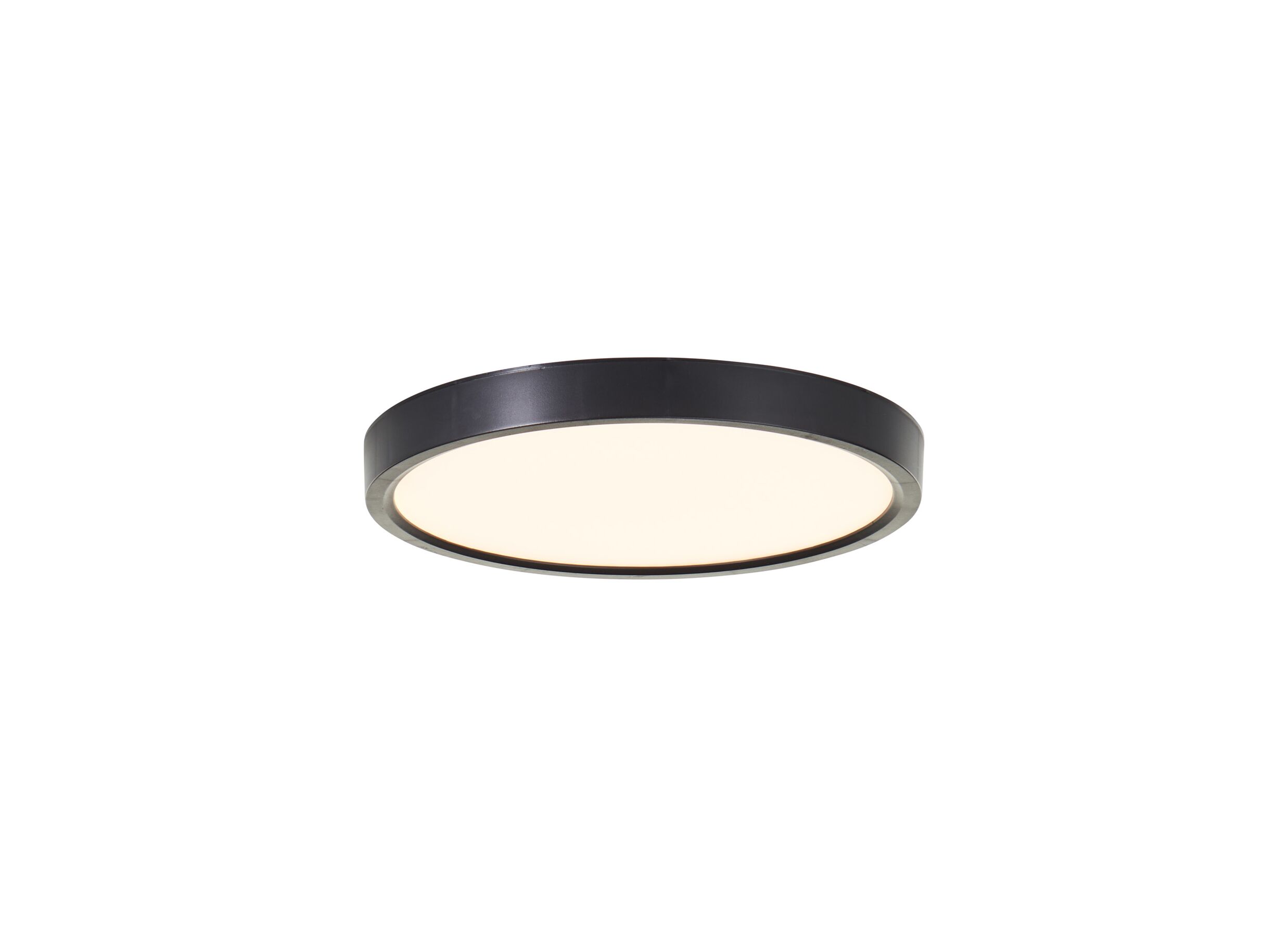 Hoofdfoto - Plafondlamp Galo Ø23cm - kunststof - zwart