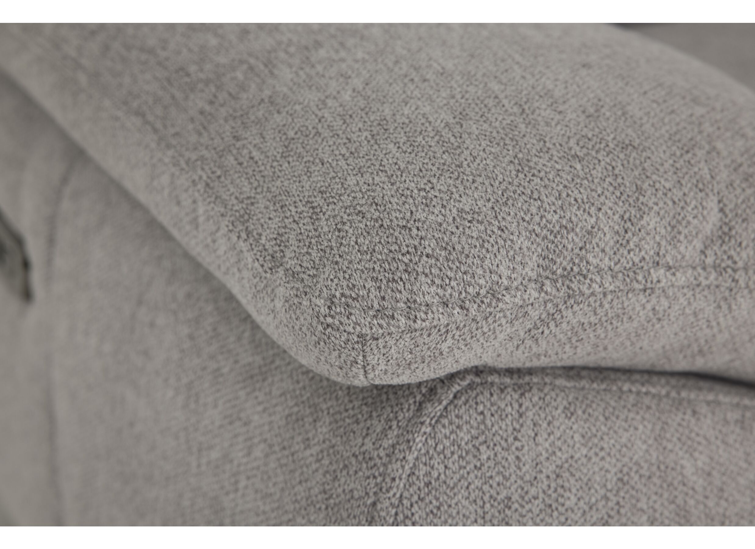 Hoeksalon Sub 302x243cm - stof - zilvergrijs met relax