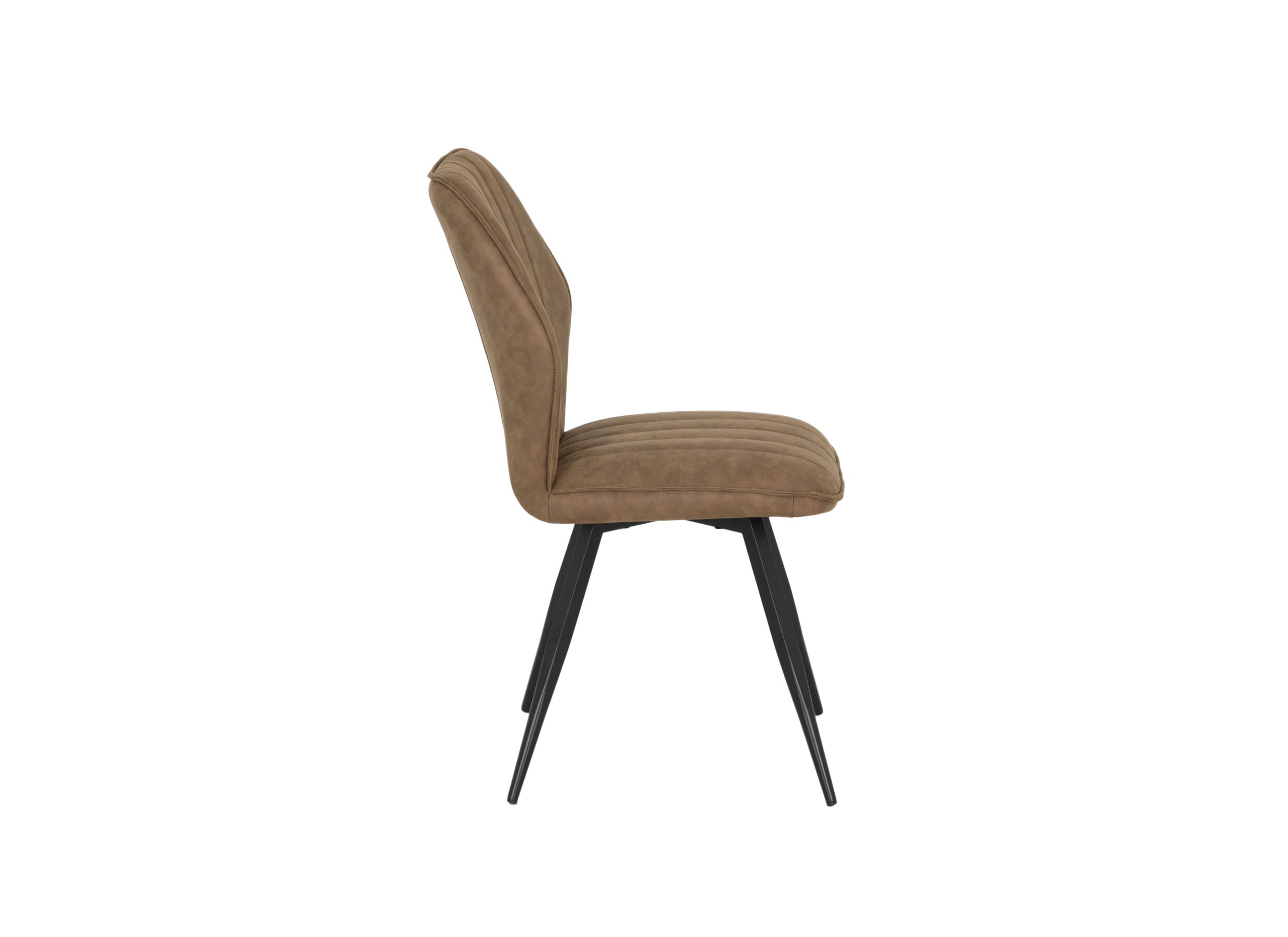 Chaise 47x42x92cm - velours - whisky