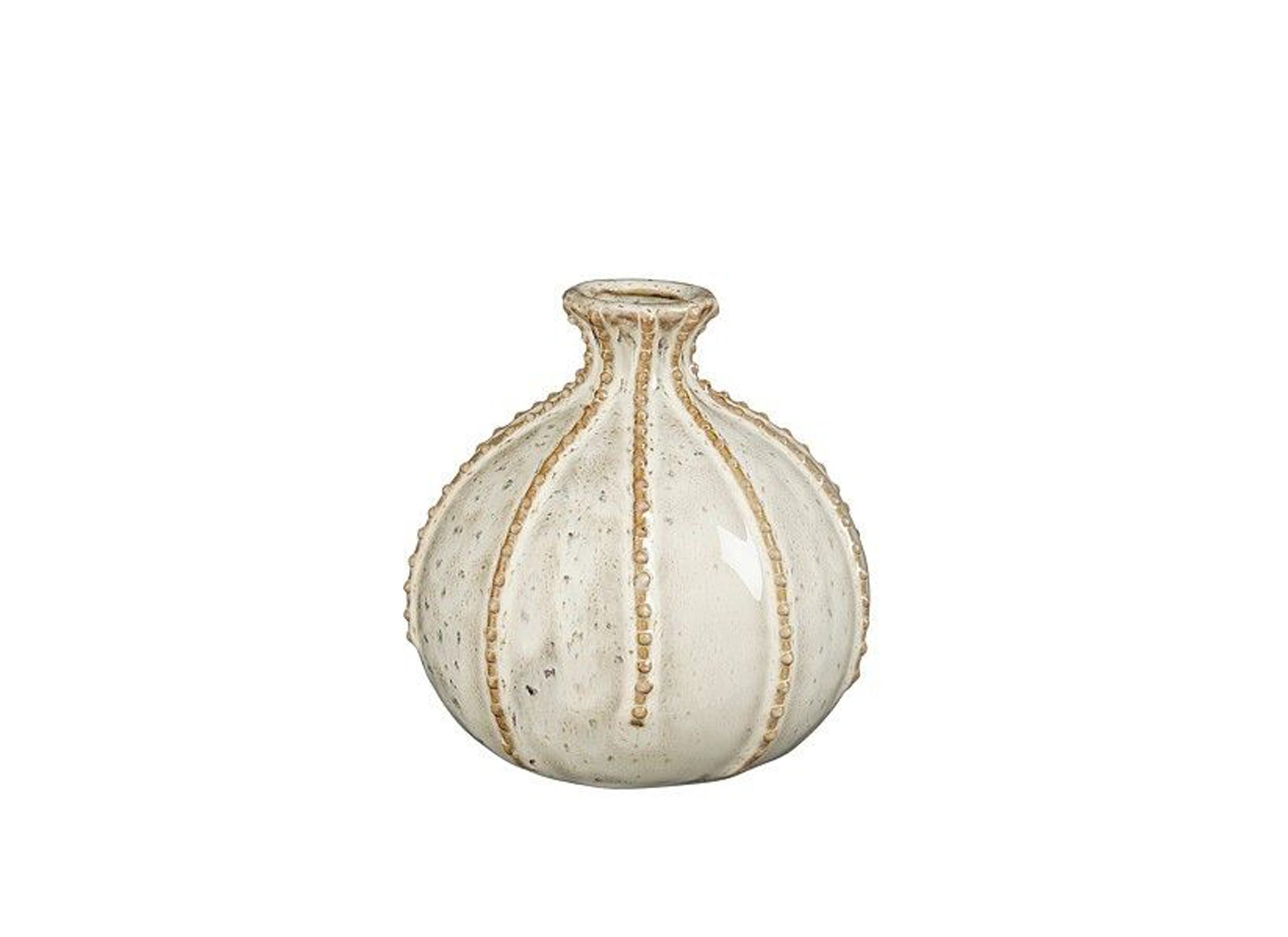 Vaas Stephanie Ø15x15cm - keramiek - wit - Vase Stephanie Ø15x15cm - céramique - blanc