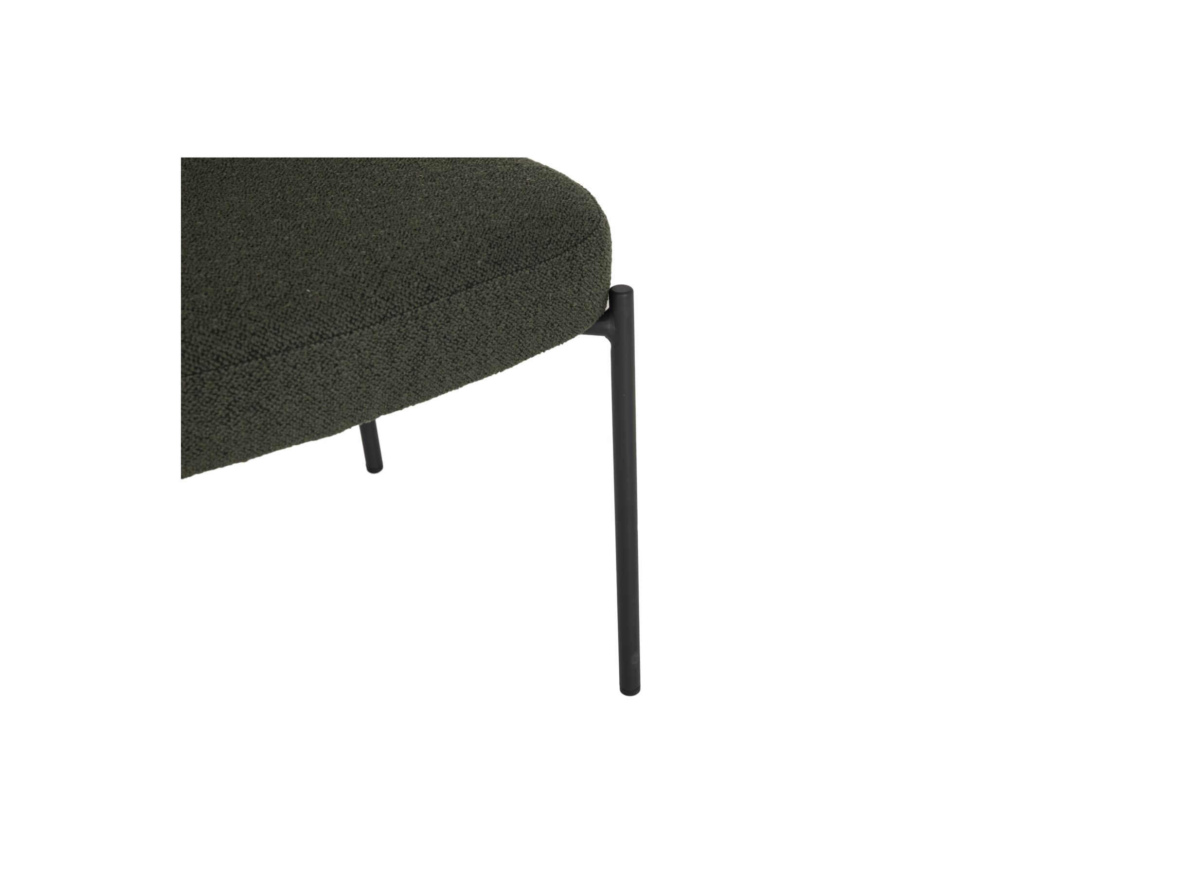 Detailfoto - Stoel Alien 43x43x66cm - stof - groen